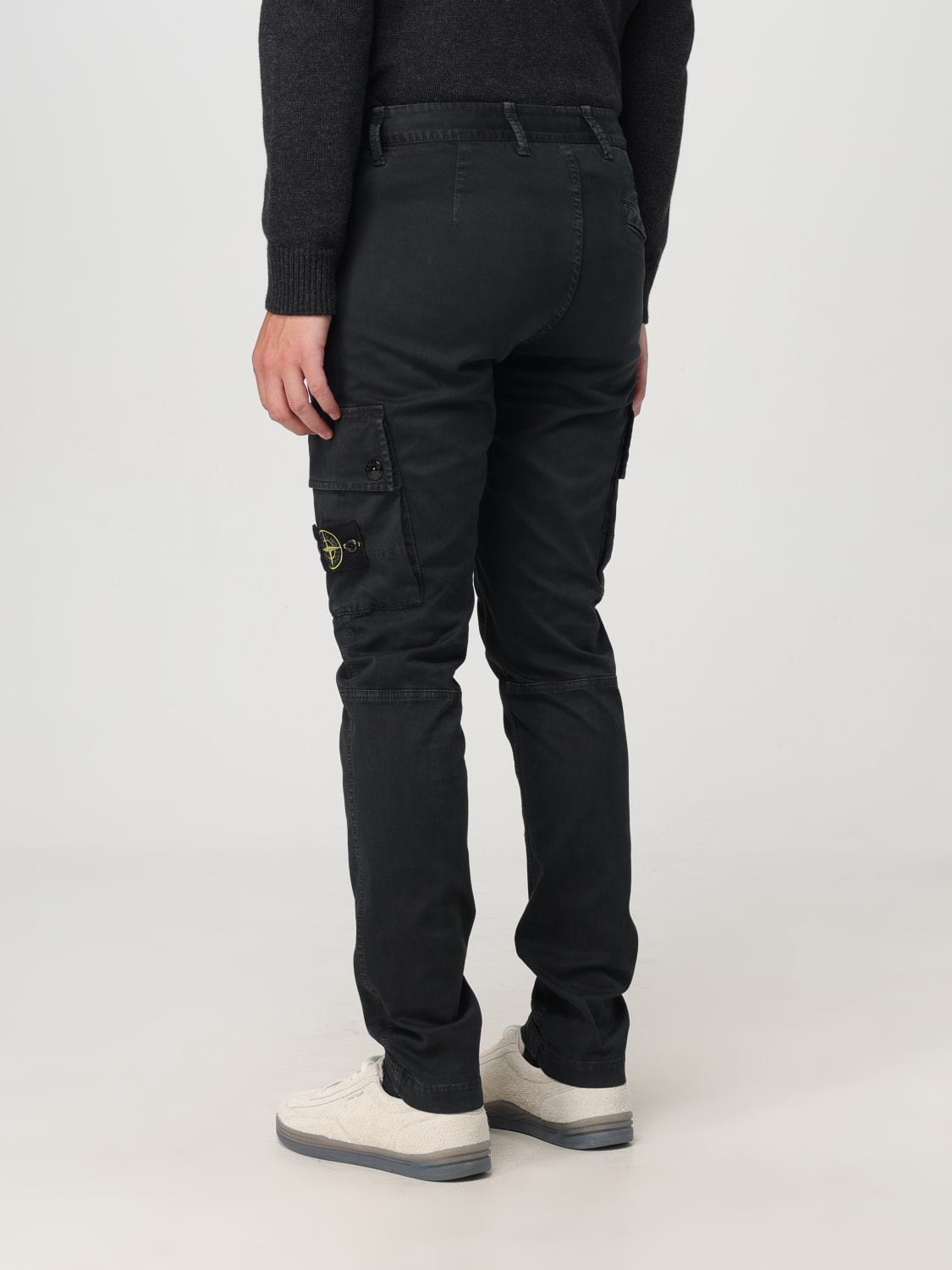 STONE ISLAND PANTALÓN: Pantalón hombre Stone Island, Negro - Img 3