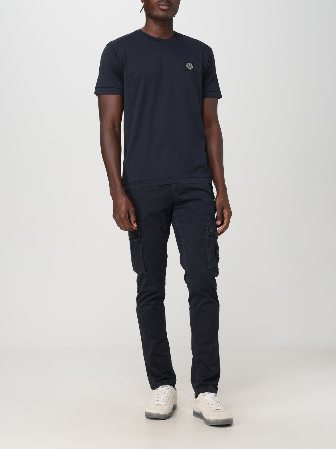 STONE ISLAND PANTALÓN: Pantalón hombre Stone Island, Azul Oscuro - Img 2