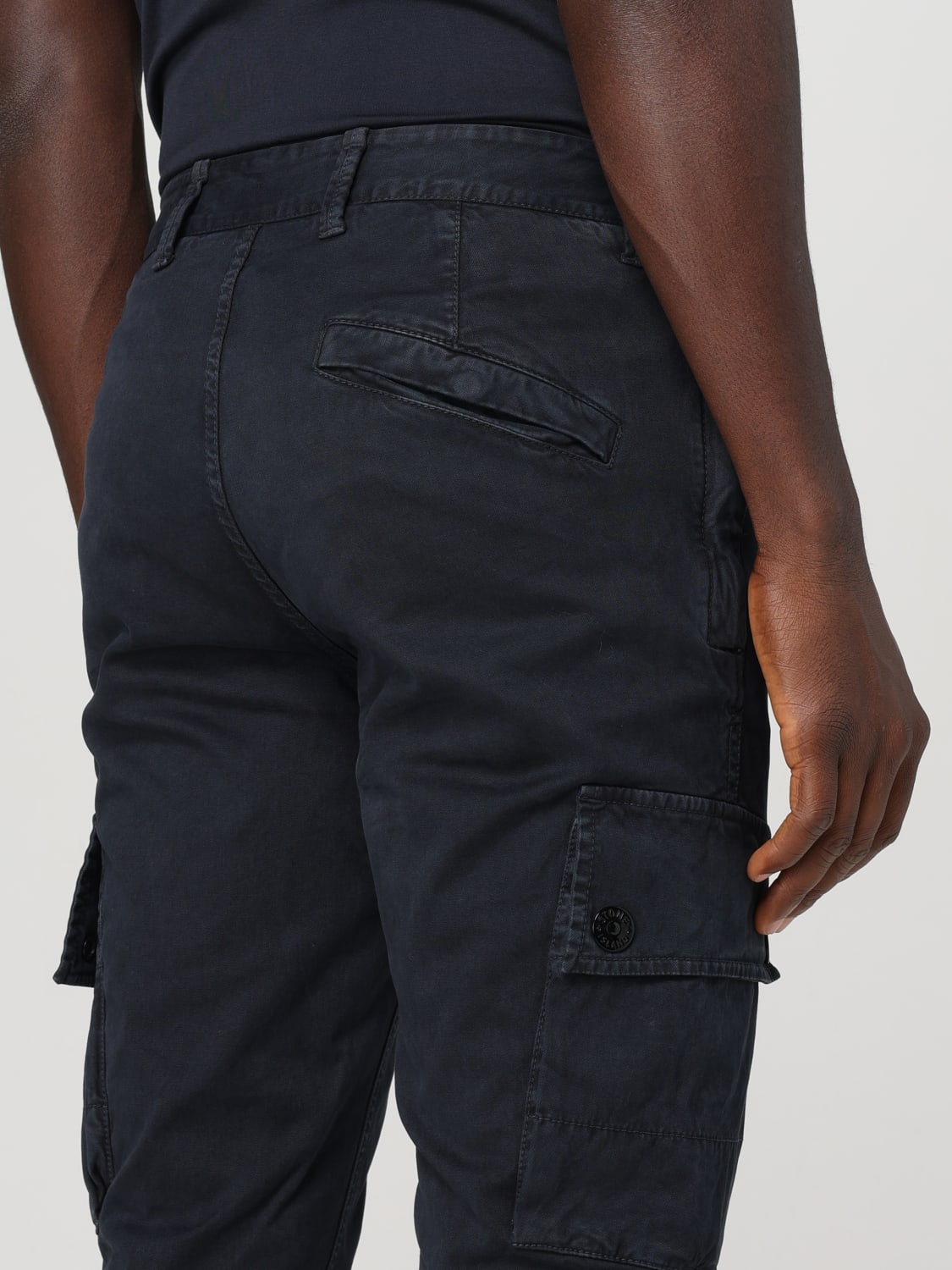 STONE ISLAND PANTALÓN: Pantalón hombre Stone Island, Azul Oscuro - Img 5