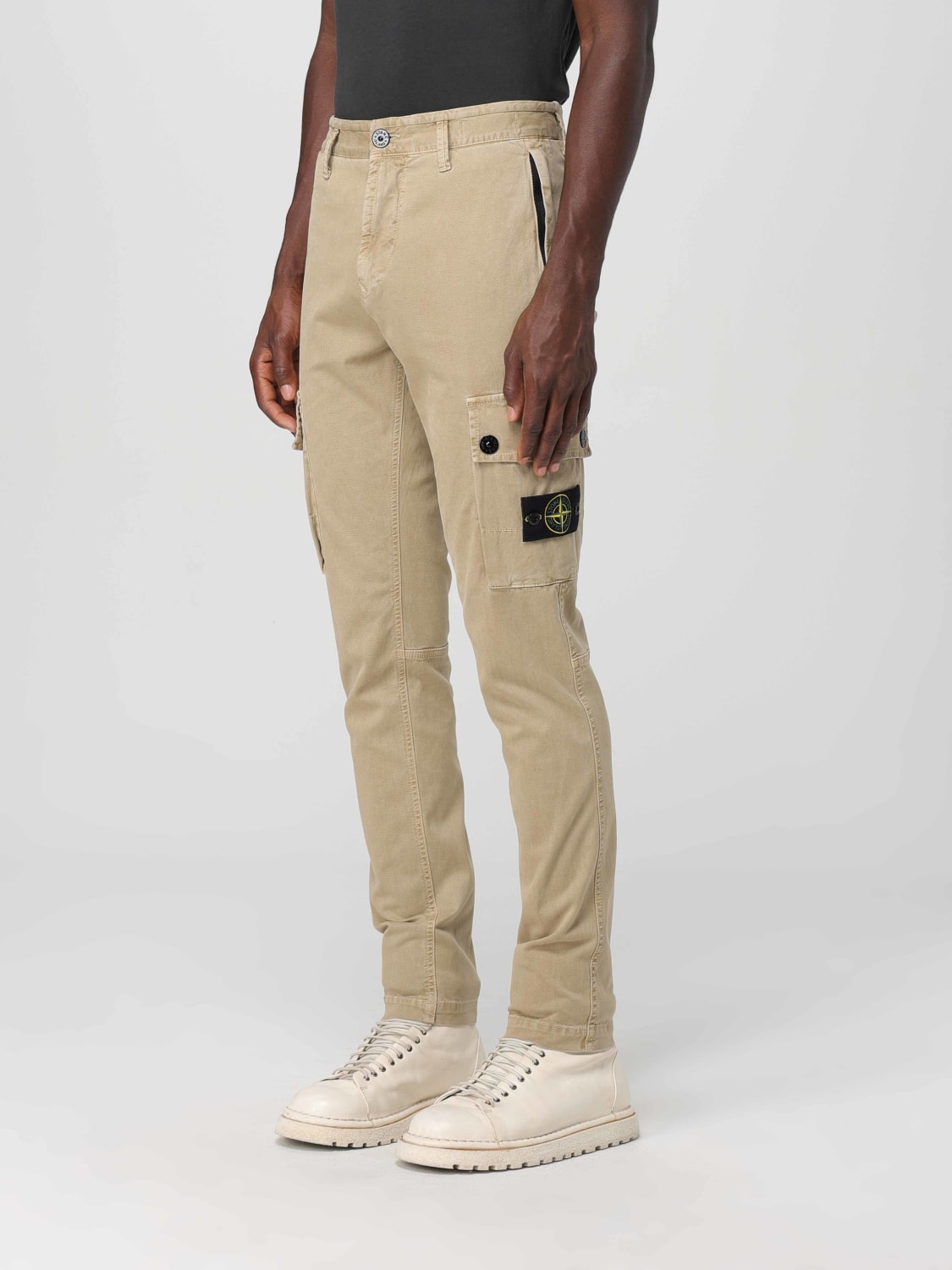 STONE ISLAND PANTALÓN: Pantalón hombre Stone Island, Beige - Img 4