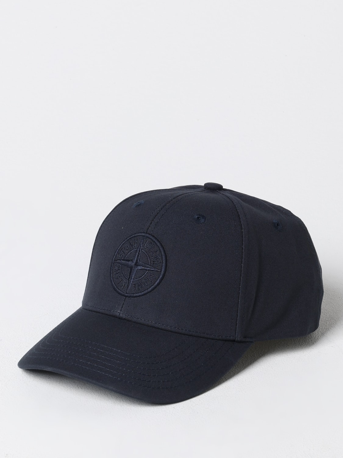 STONE ISLAND Hat men Blue Stone Island hat 811599661 online at GIGLIO.COM