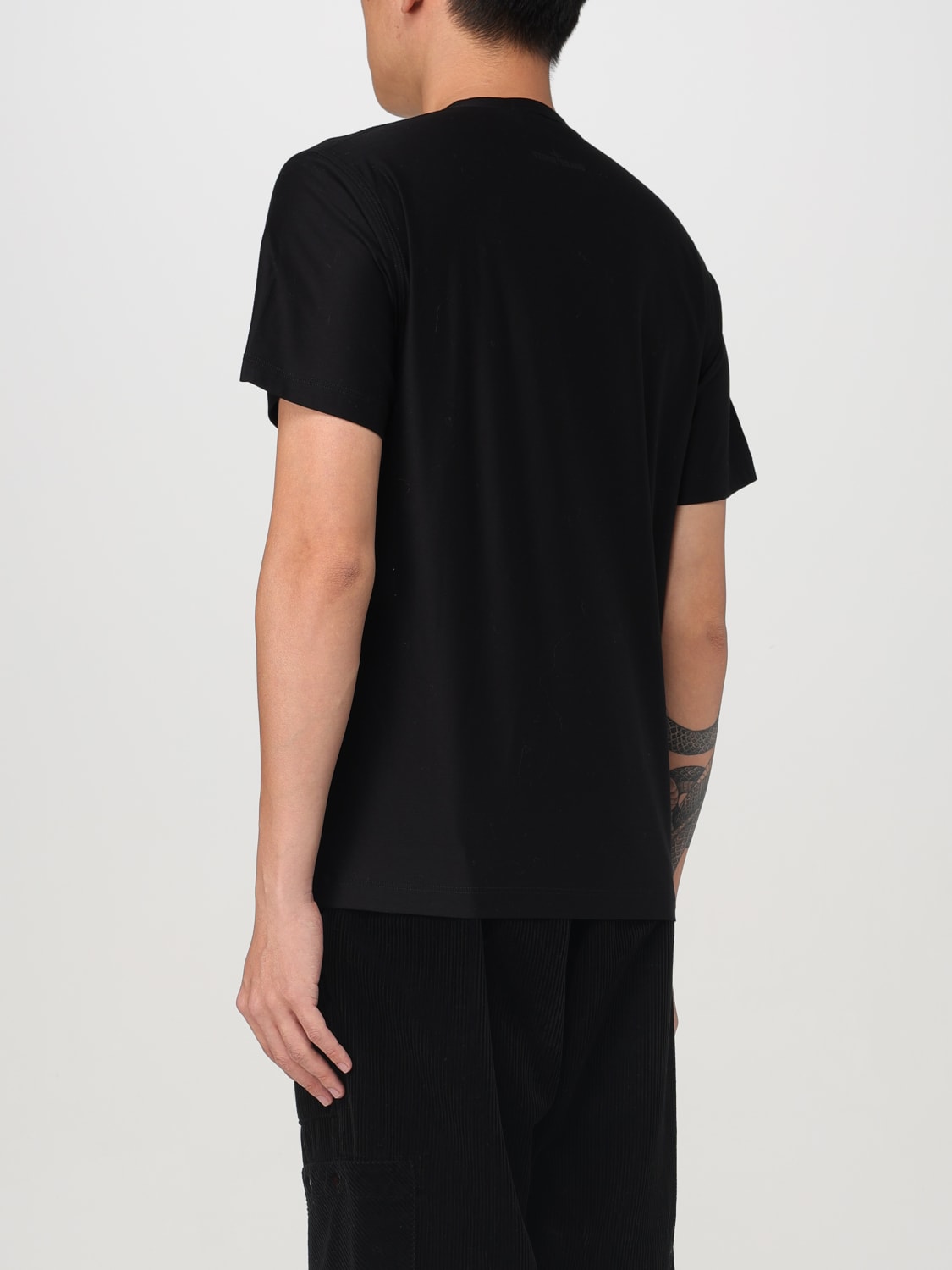 STONE ISLAND T-SHIRT: T-shirt men Stone Island, Black - Img 3