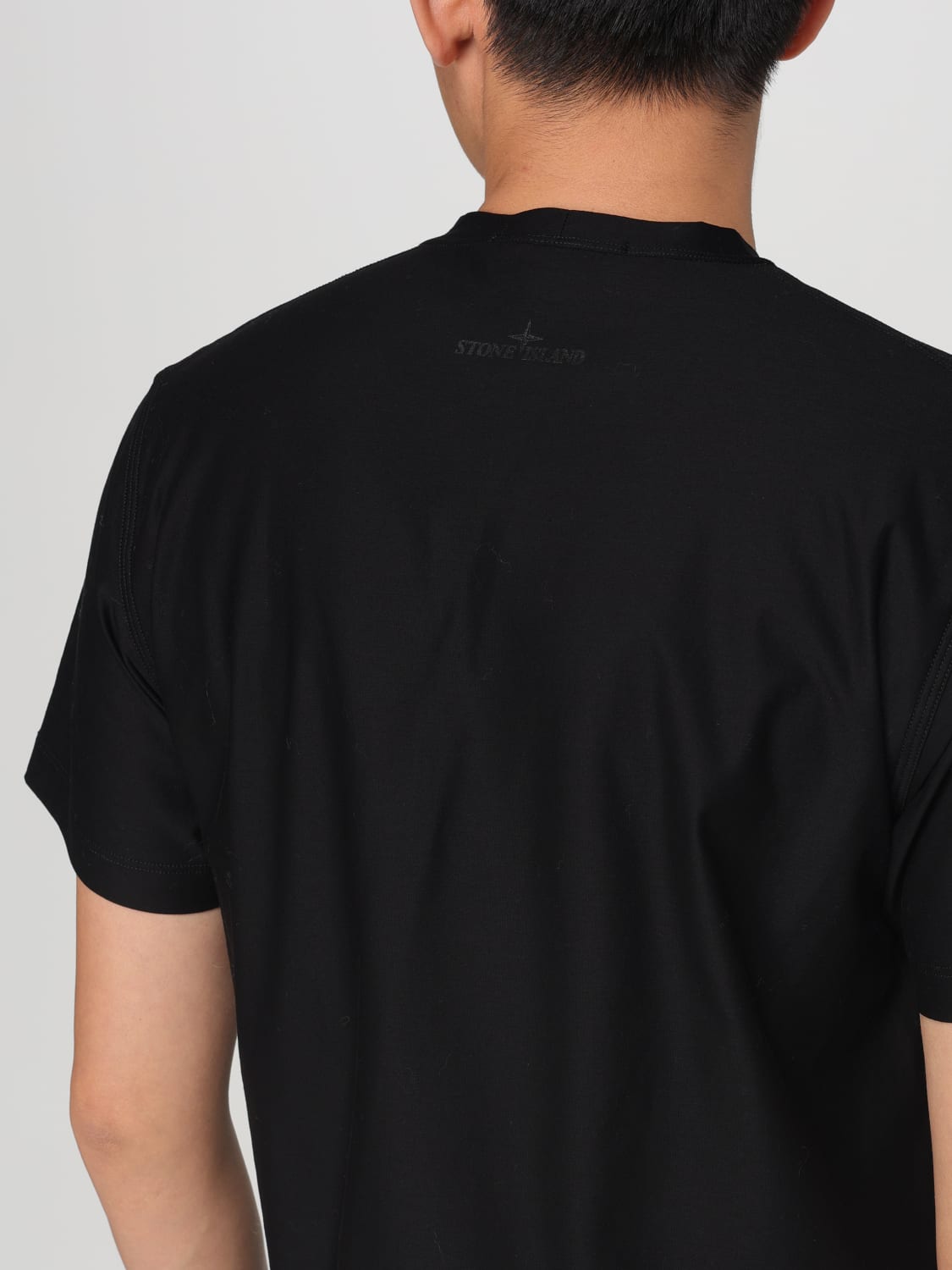 STONE ISLAND T-SHIRT: T-shirt men Stone Island, Black - Img 5