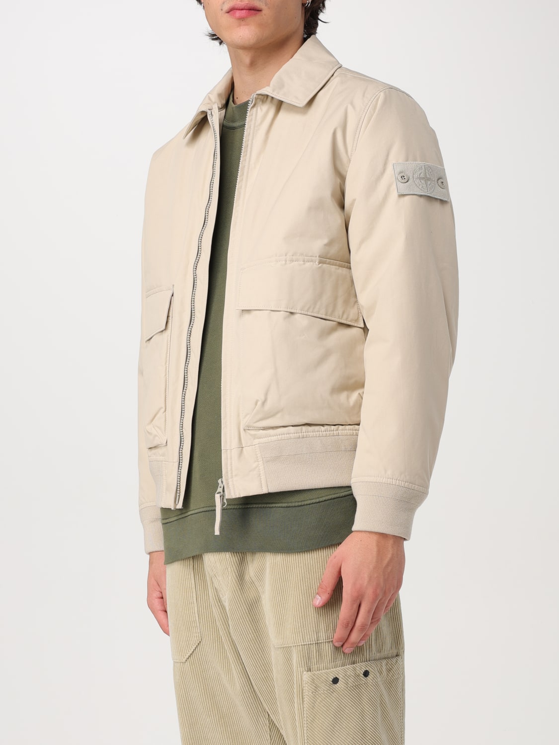 STONE ISLAND CHAQUETA: Chaqueta hombre Stone Island, Beige - Img 4