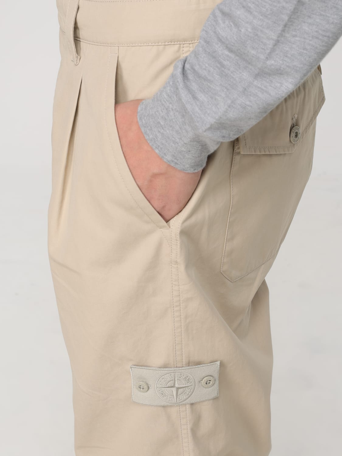 STONE ISLAND PANTALÓN: Pantalón hombre Stone Island, Beige - Img 5