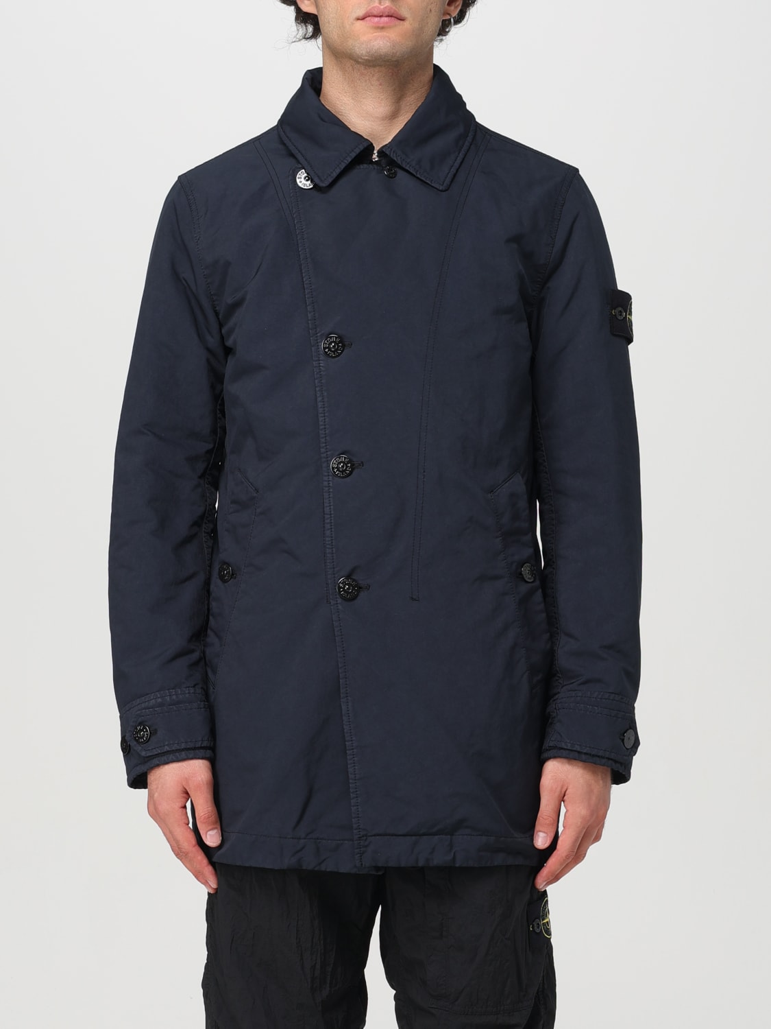 STONE ISLAND CHAQUETA: Chaqueta hombre Stone Island, Azul Oscuro - Img 1