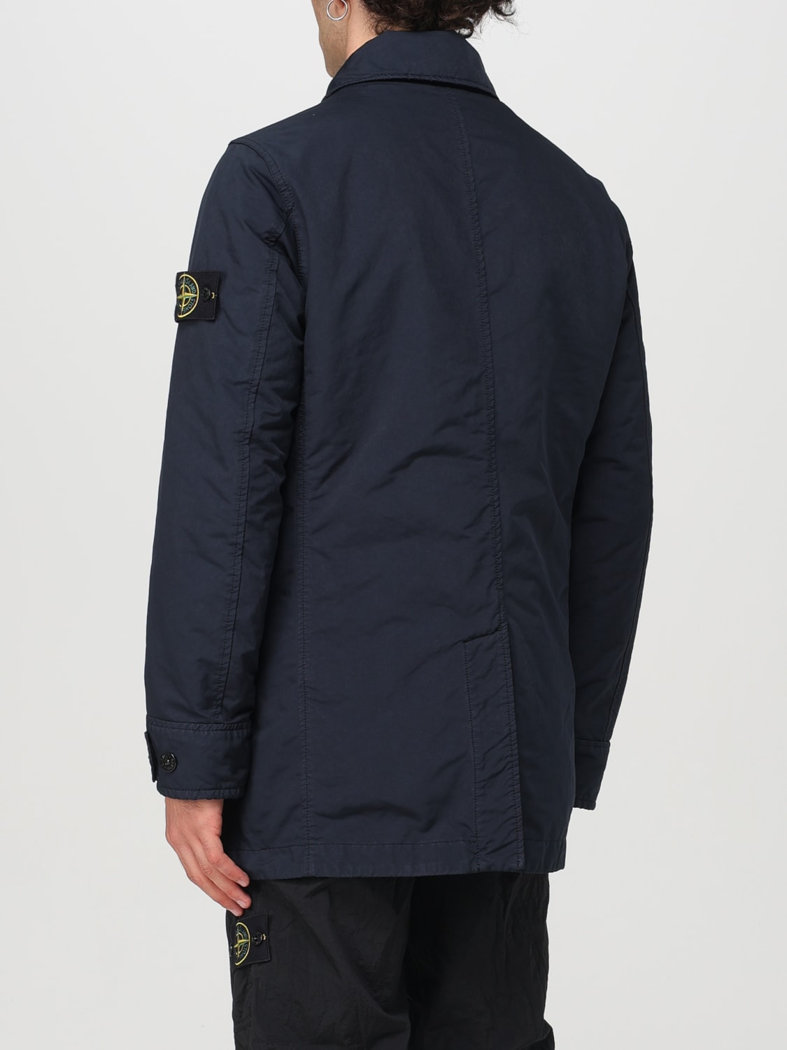 STONE ISLAND CHAQUETA: Chaqueta hombre Stone Island, Azul Oscuro - Img 3