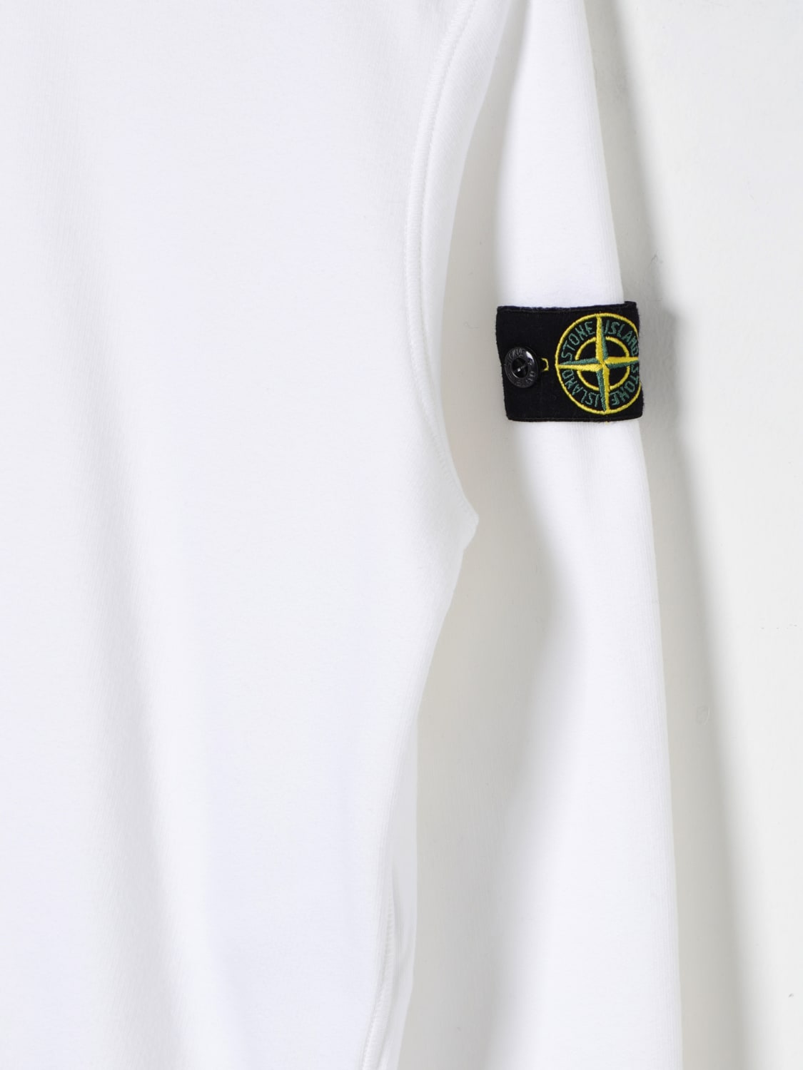 STONE ISLAND JUNIOR SWEATER: Sweater kids Stone Island Junior, White - Img 3