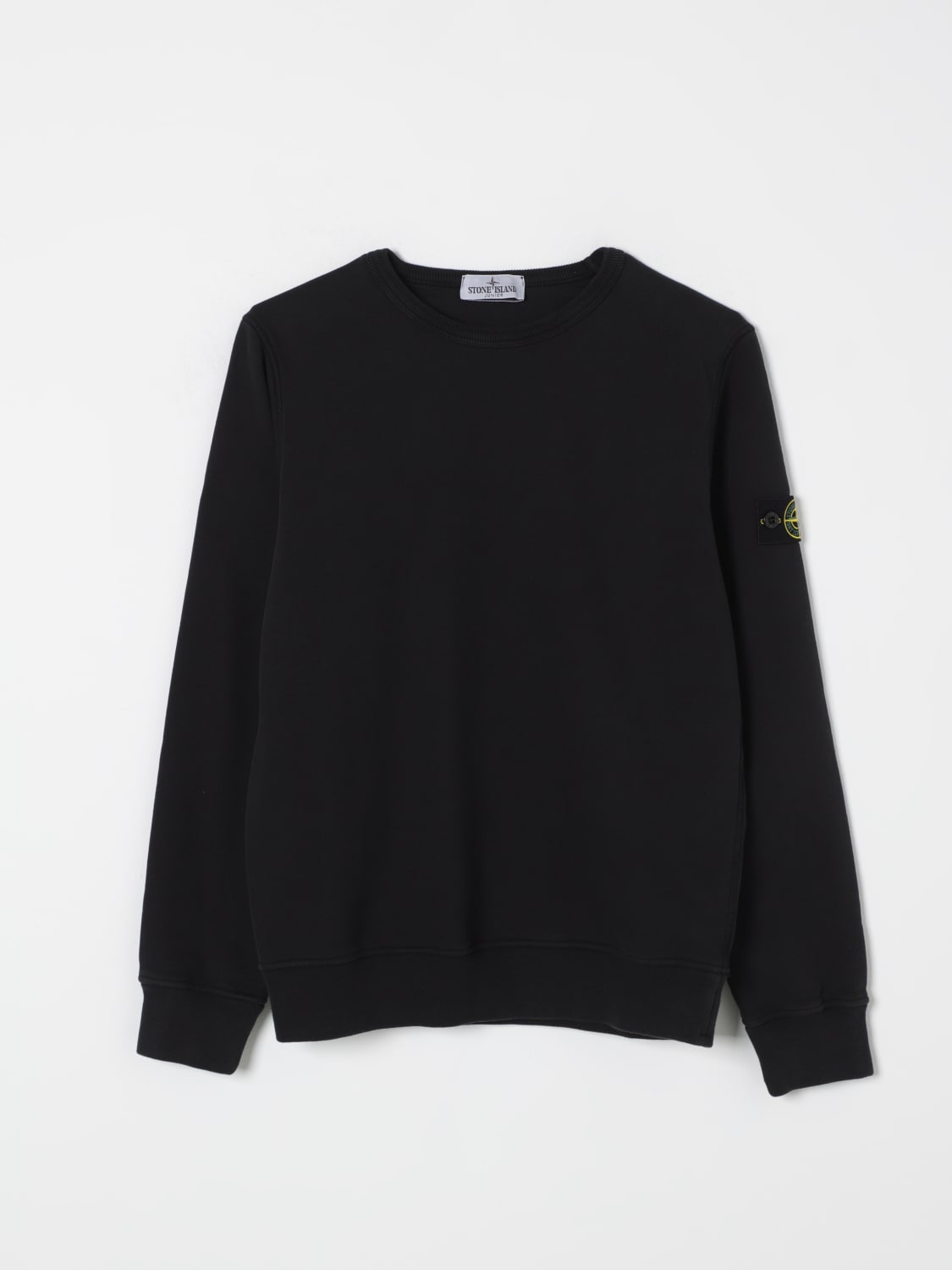 STONE ISLAND JUNIOR Sweater kids Black Stone Island Junior sweater 811661320 online at GIGLIO.COM