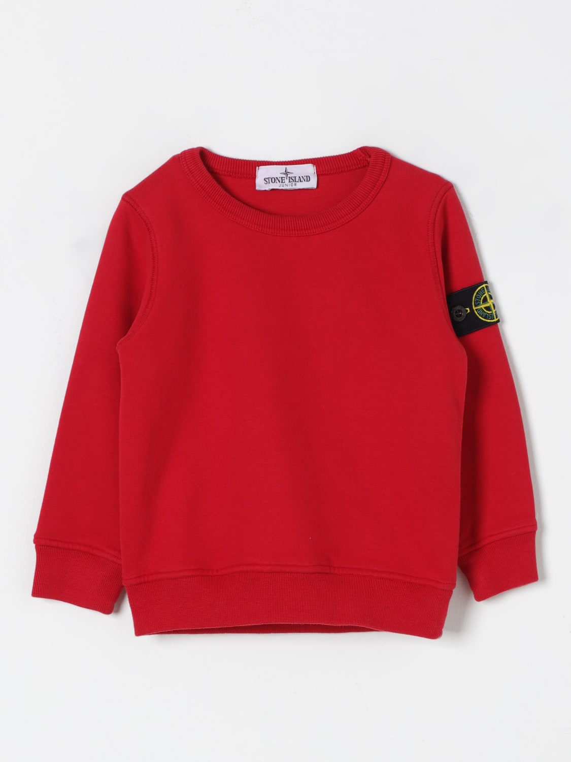 Red stone island sweater 2025