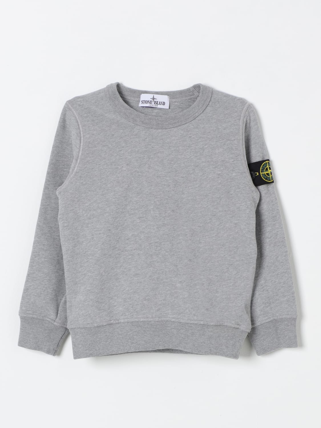 Junior white stone island jumper deals