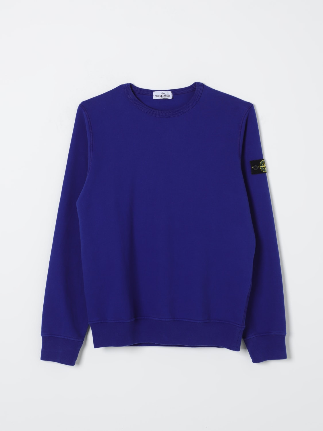STONE ISLAND JUNIOR SWEATER: Sweater kids Stone Island Junior, Royal Blue - Img 1