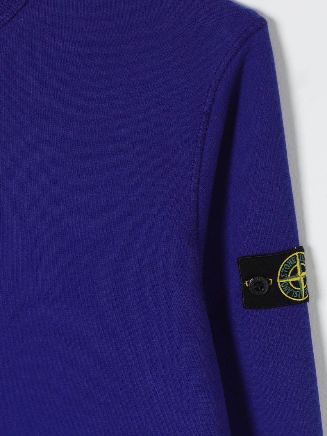 STONE ISLAND JUNIOR SWEATER: Sweater kids Stone Island Junior, Royal Blue - Img 3