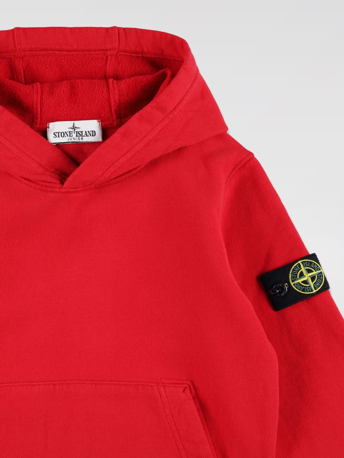 STONE ISLAND JUNIOR Sweater kids Red Stone Island Junior sweater 811661620 online at GIGLIO.COM