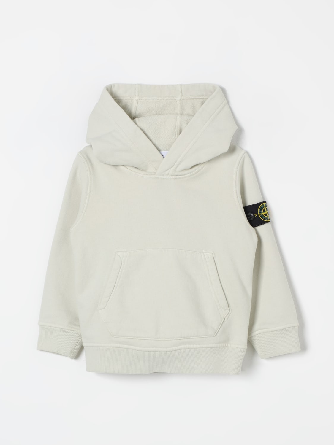 Witte stone island hoodie 2025