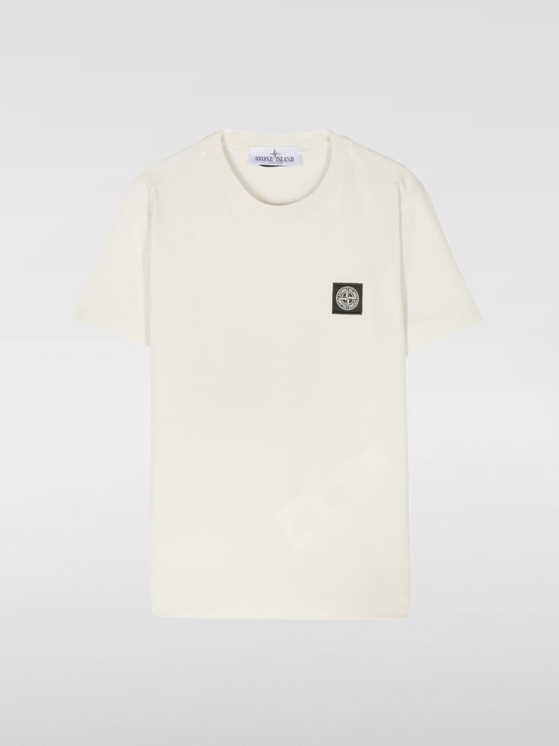 STONE ISLAND JUNIOR T-SHIRT: T-shirt kinder Stone Island Junior, Braun - Img 1