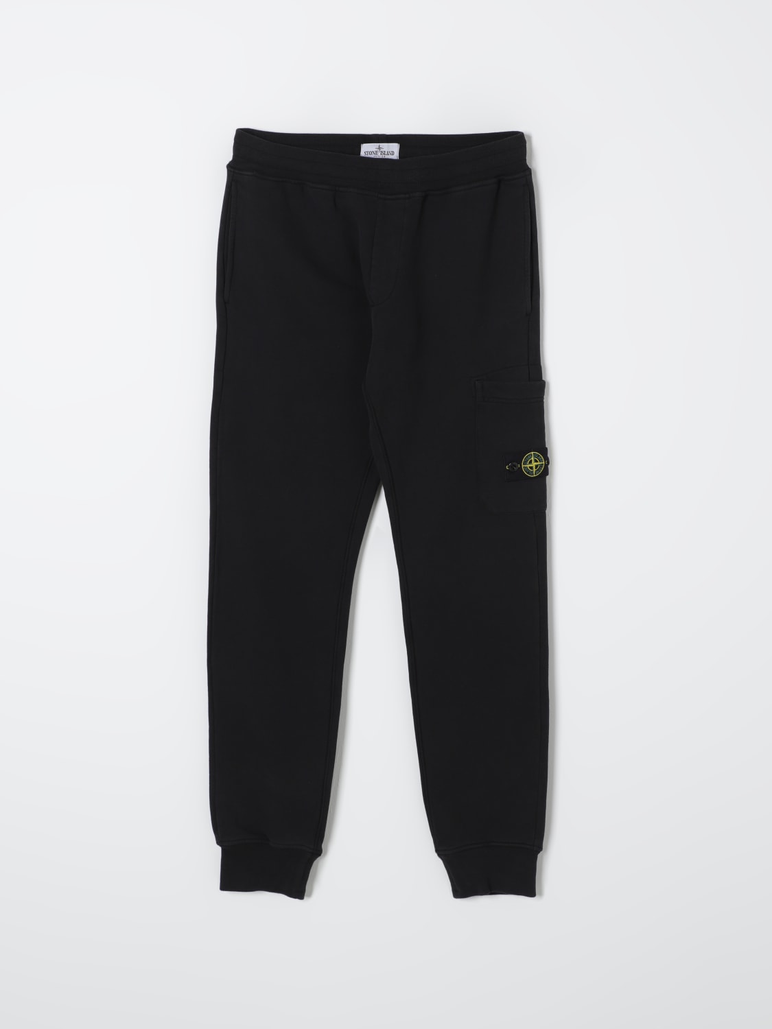 STONE ISLAND JUNIOR HOSE: Hose kinder Stone Island Junior, Schwarz - Img 1