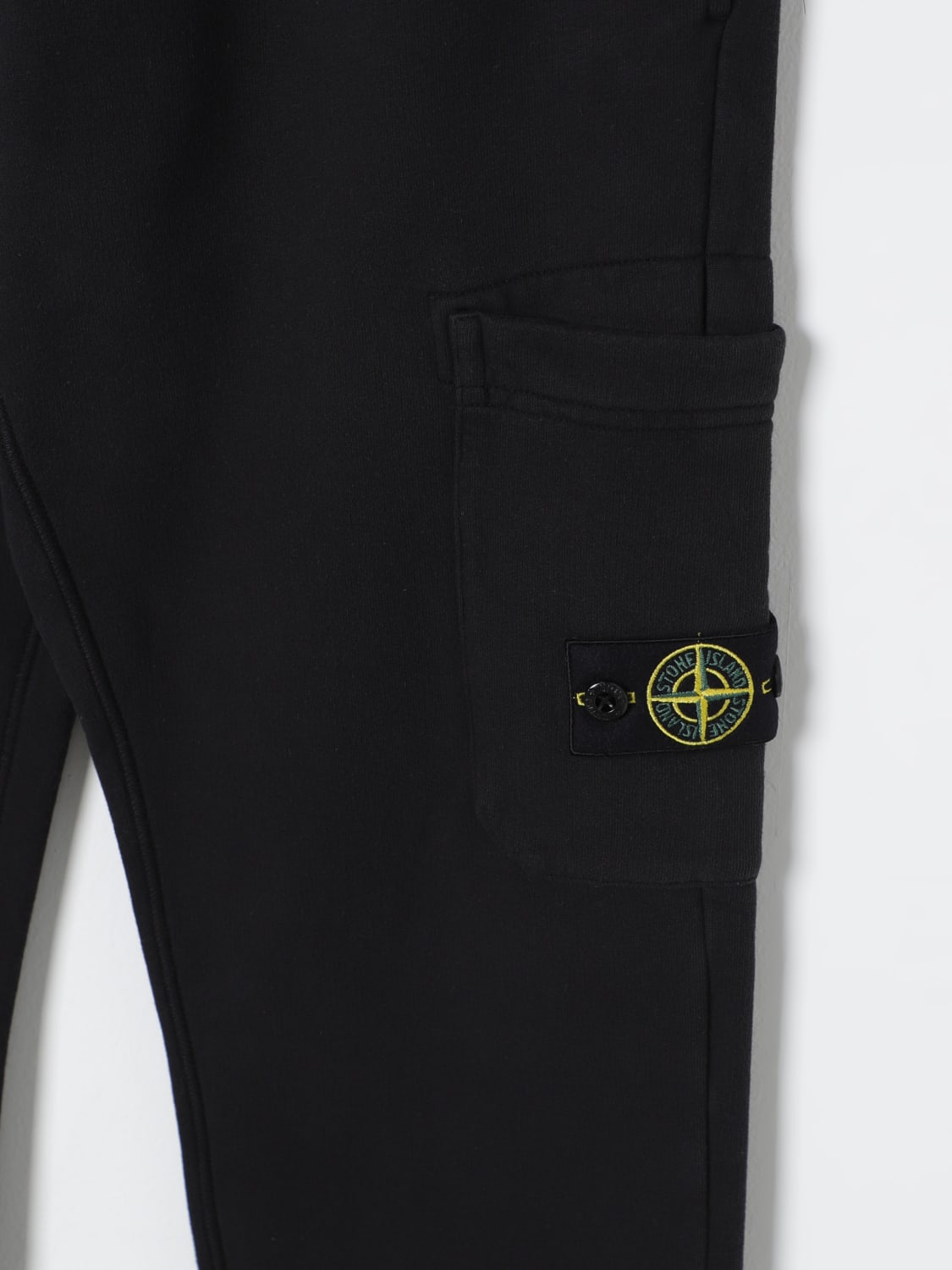 STONE ISLAND JUNIOR HOSE: Hose kinder Stone Island Junior, Schwarz - Img 3