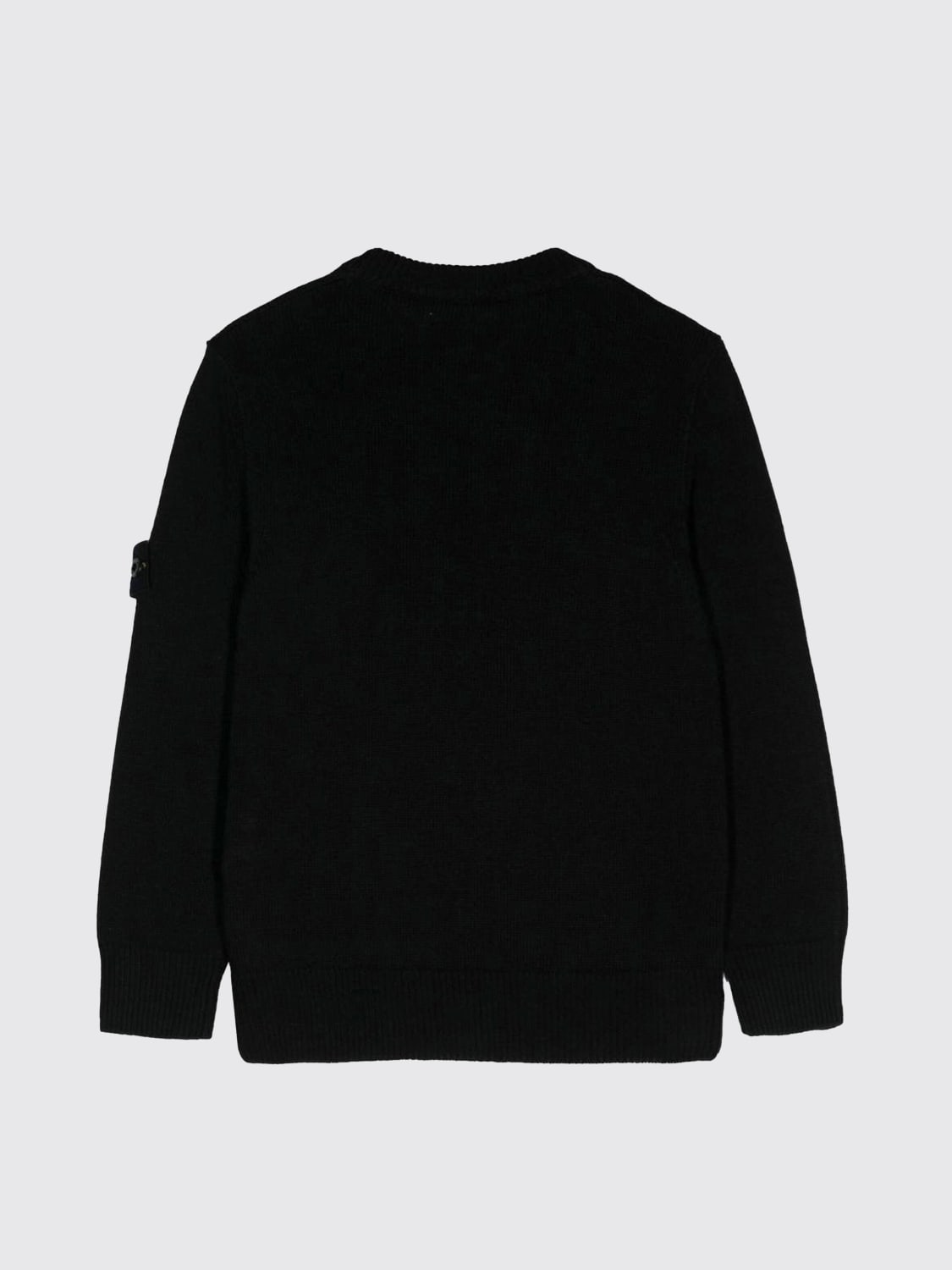 STONE ISLAND JUNIOR Sweater kids Black Stone Island Junior sweater 8116502Z1 online at GIGLIO.COM