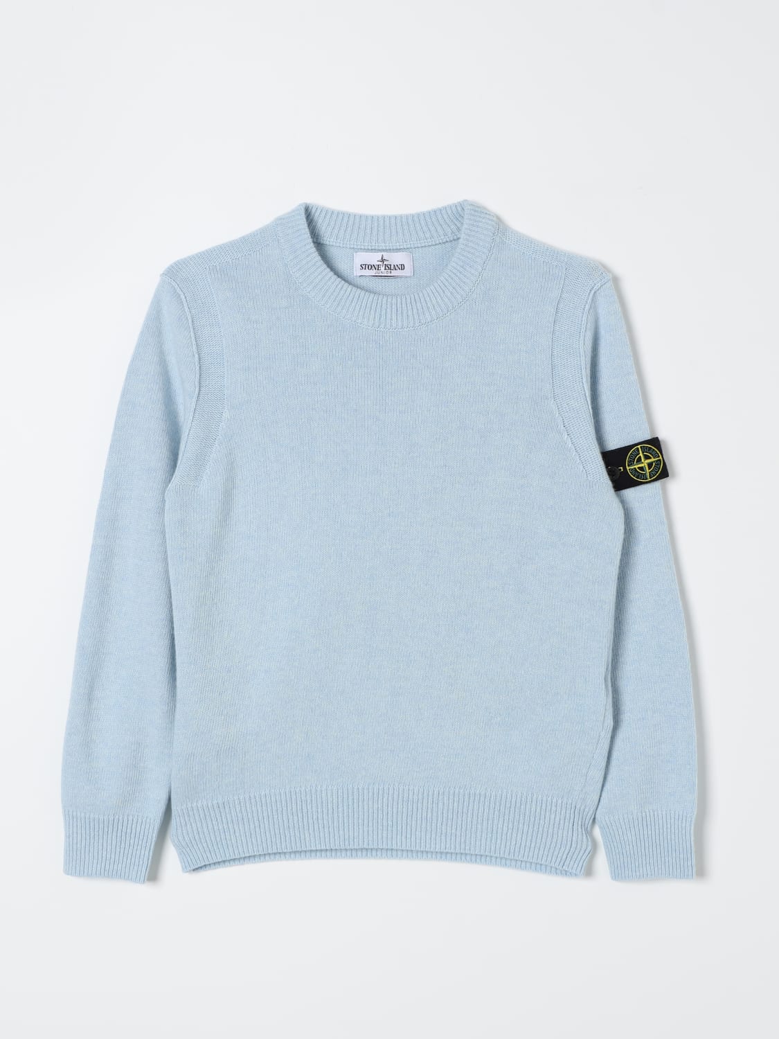 STONE ISLAND JUNIOR Pullover kinder Hellblau Stone Island Junior Pullover 8116502Z1 online auf GIGLIO.COM