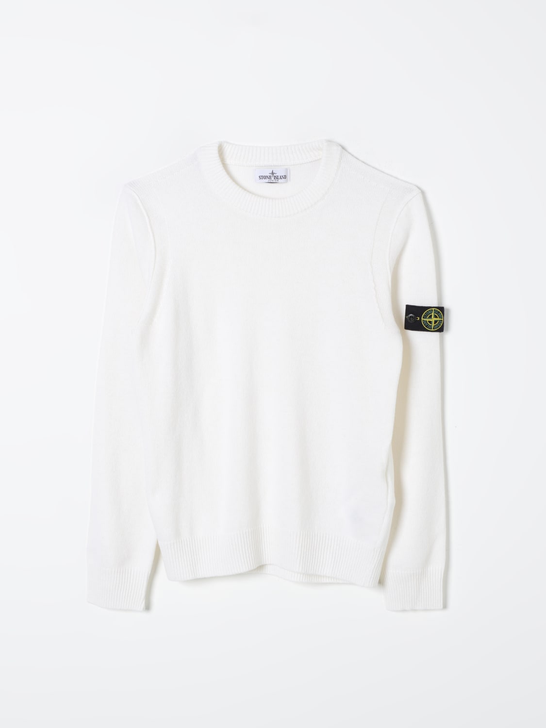 Stone island sweater beige on sale