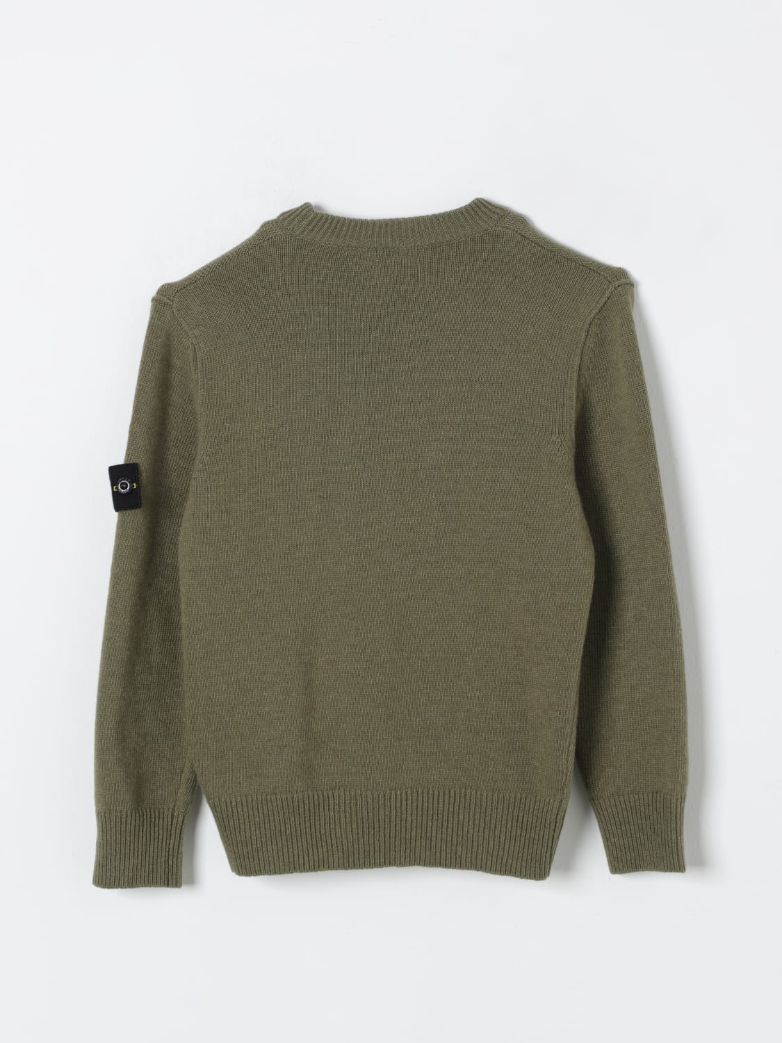 STONE ISLAND JUNIOR SWEATER: Sweater kids Stone Island Junior, Sage - Img 2