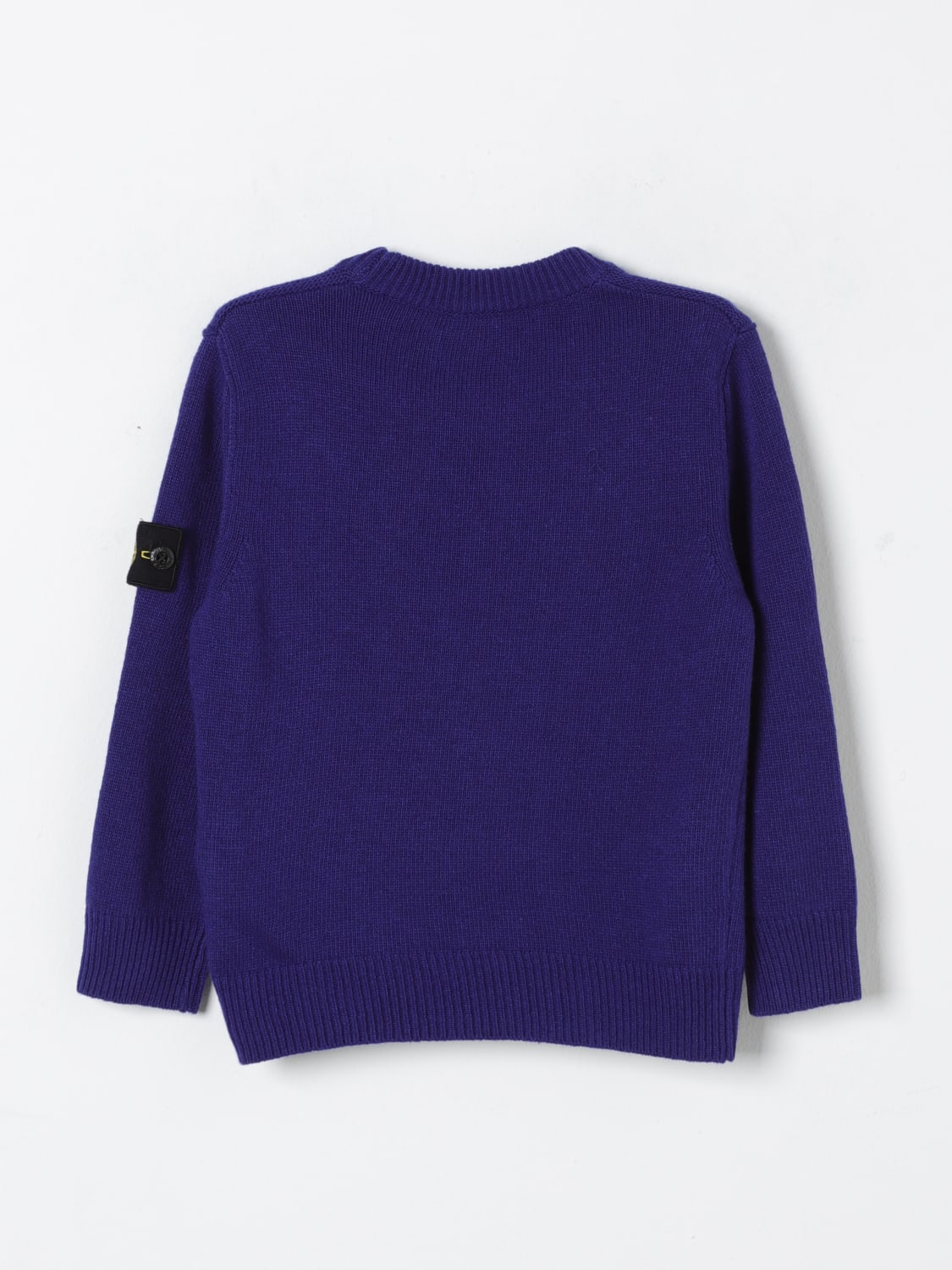 STONE ISLAND JUNIOR SWEATER: Sweater kids Stone Island Junior, Royal Blue - Img 2