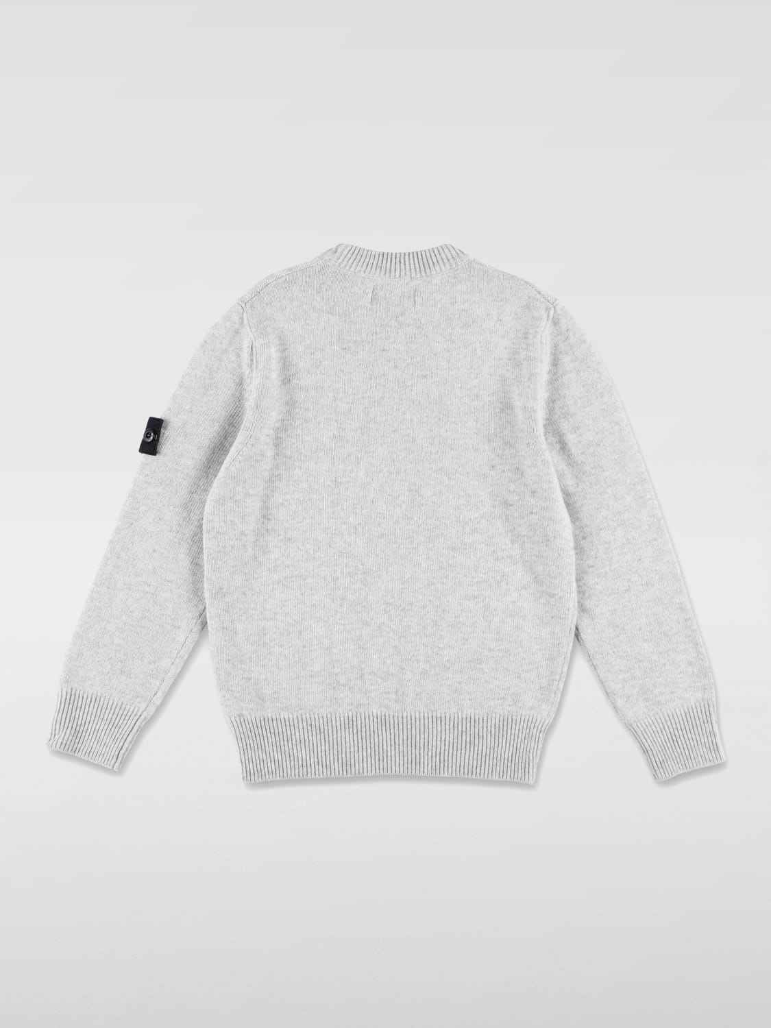 STONE ISLAND JUNIOR SWEATER: Sweater kids Stone Island Junior, Grey 1 - Img 2