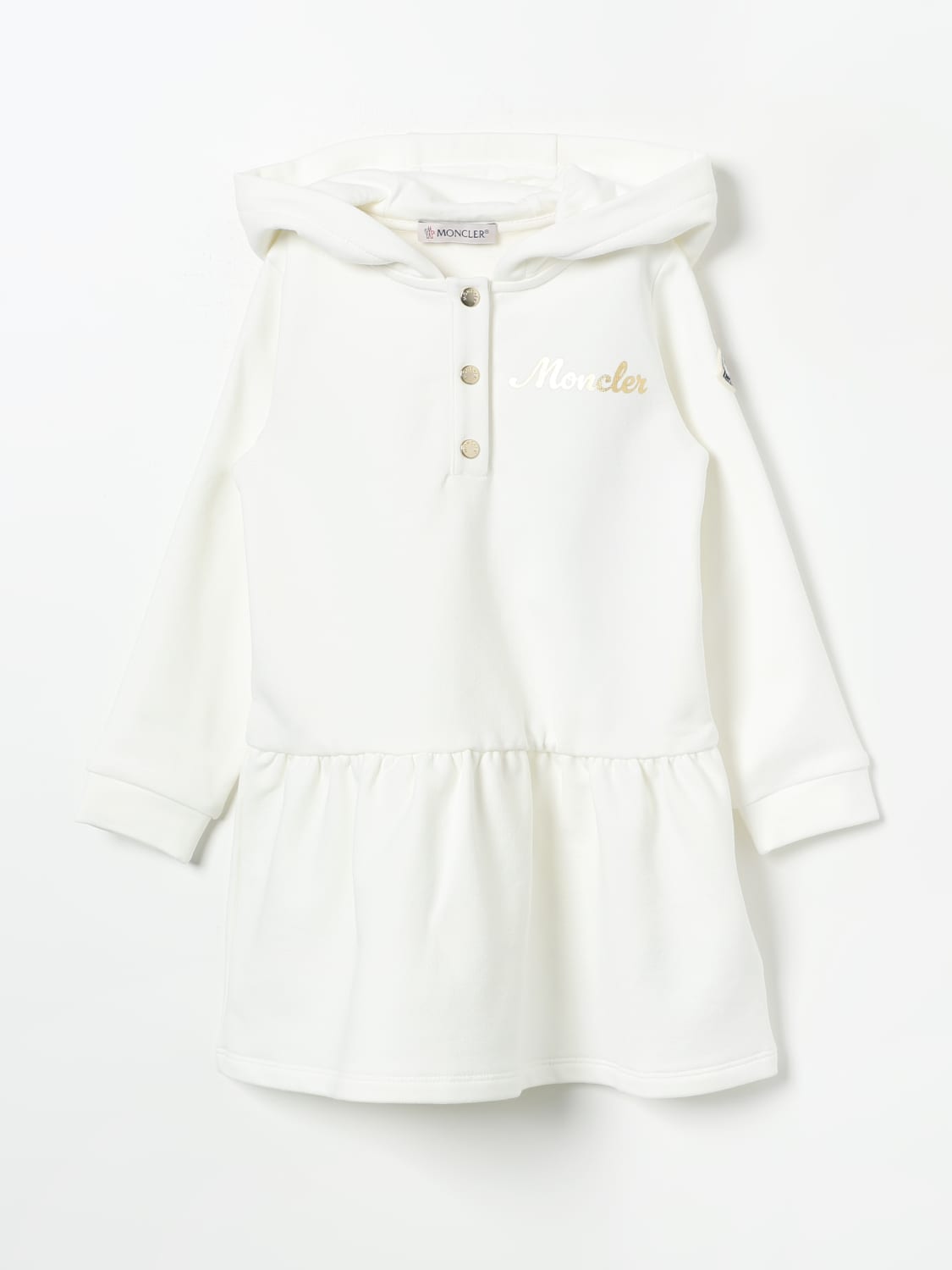 MONCLER STRAMPLER: Strampler kinder Moncler, Yellow Cream - Img 1