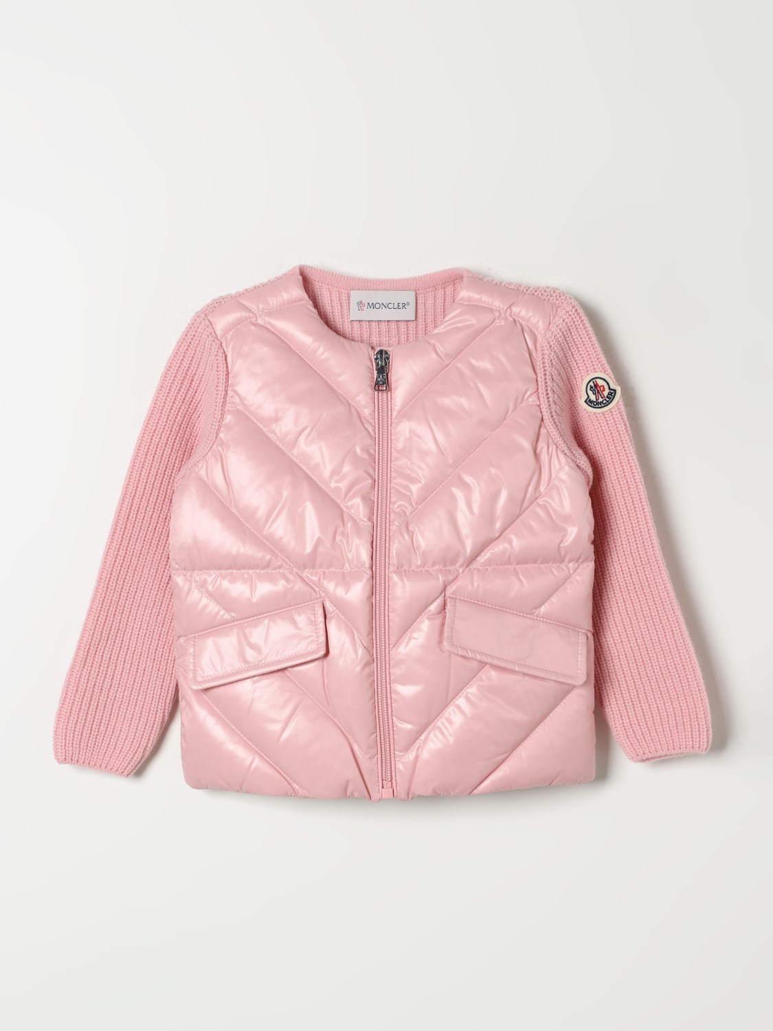 MONCLER VESTE: Veste enfant Moncler, Rose - Img 1