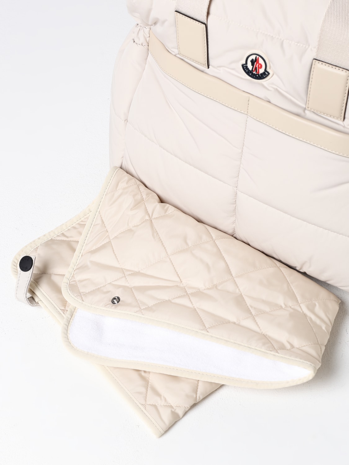 MONCLER BLANKET SET: Bag kids Moncler, Yellow Cream - Img 3