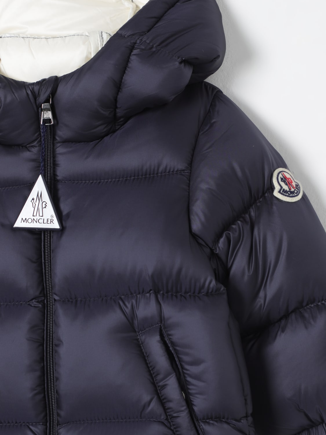 MONCLER 재킷: 재킷 남아 Moncler, 블루 - Img 3