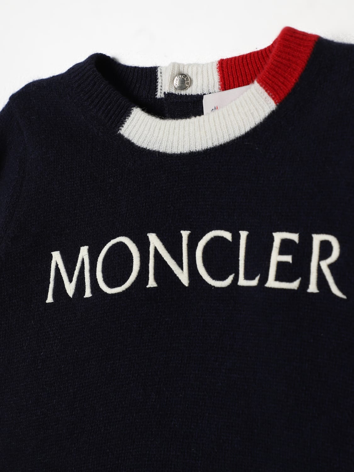 MONCLER 스웨터: 스웨터 남아 Moncler, 블루 - Img 3