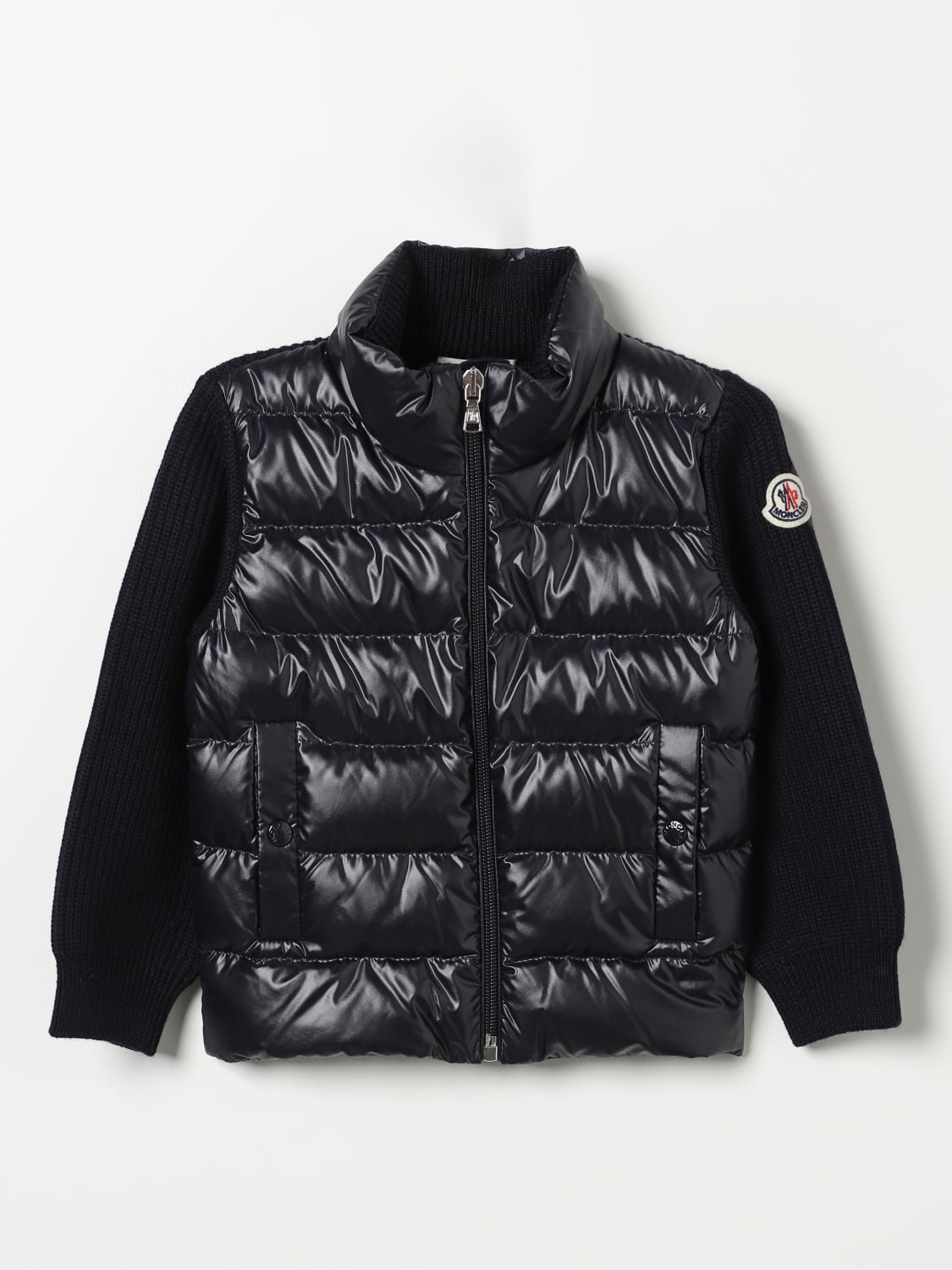 MONCLER 재킷: 재킷 남아 Moncler, 블루 - Img 1