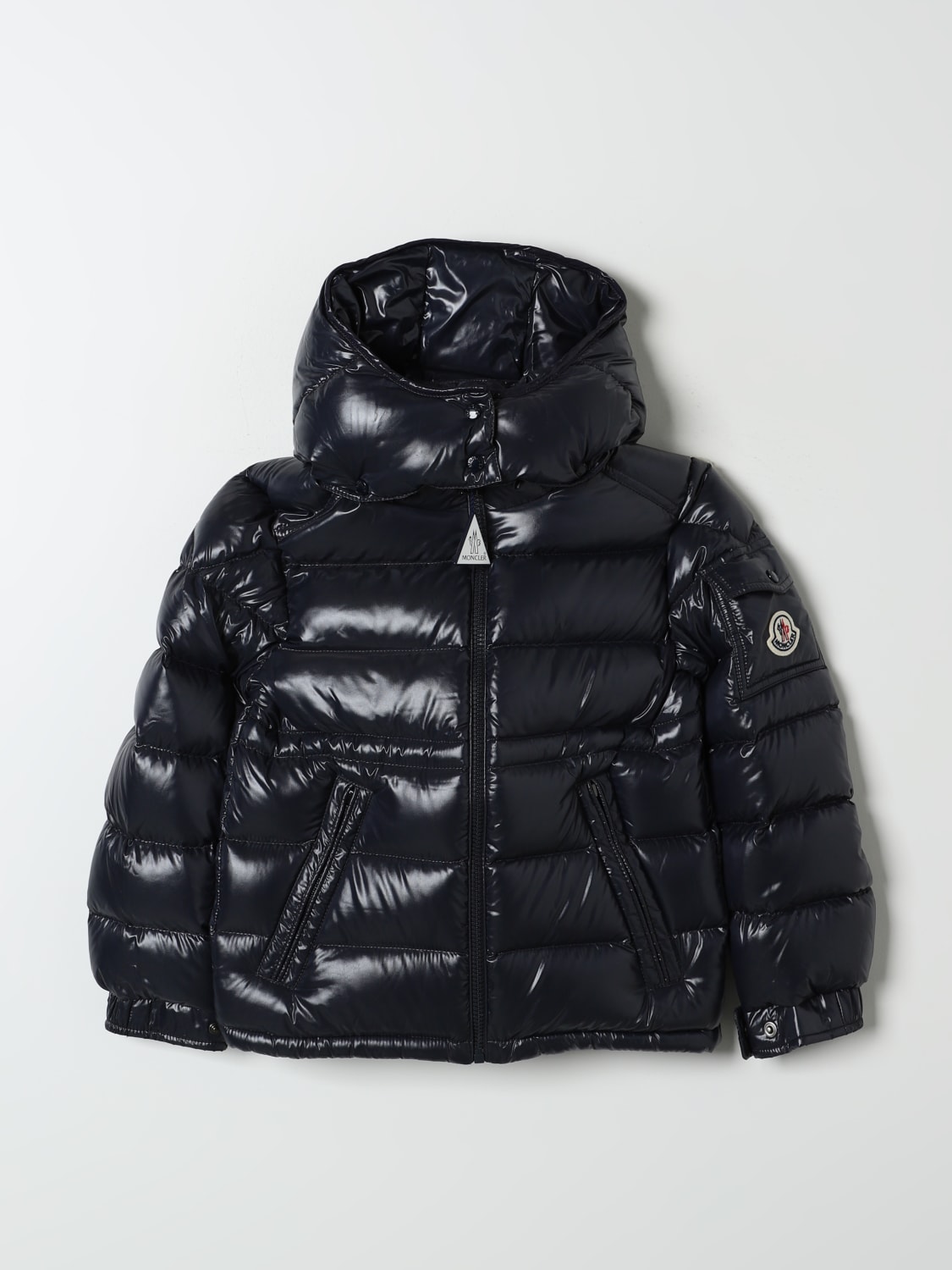 MONCLER Jacket kids Blue Moncler jacket 1A0008368950 online at GIGLIO.COM