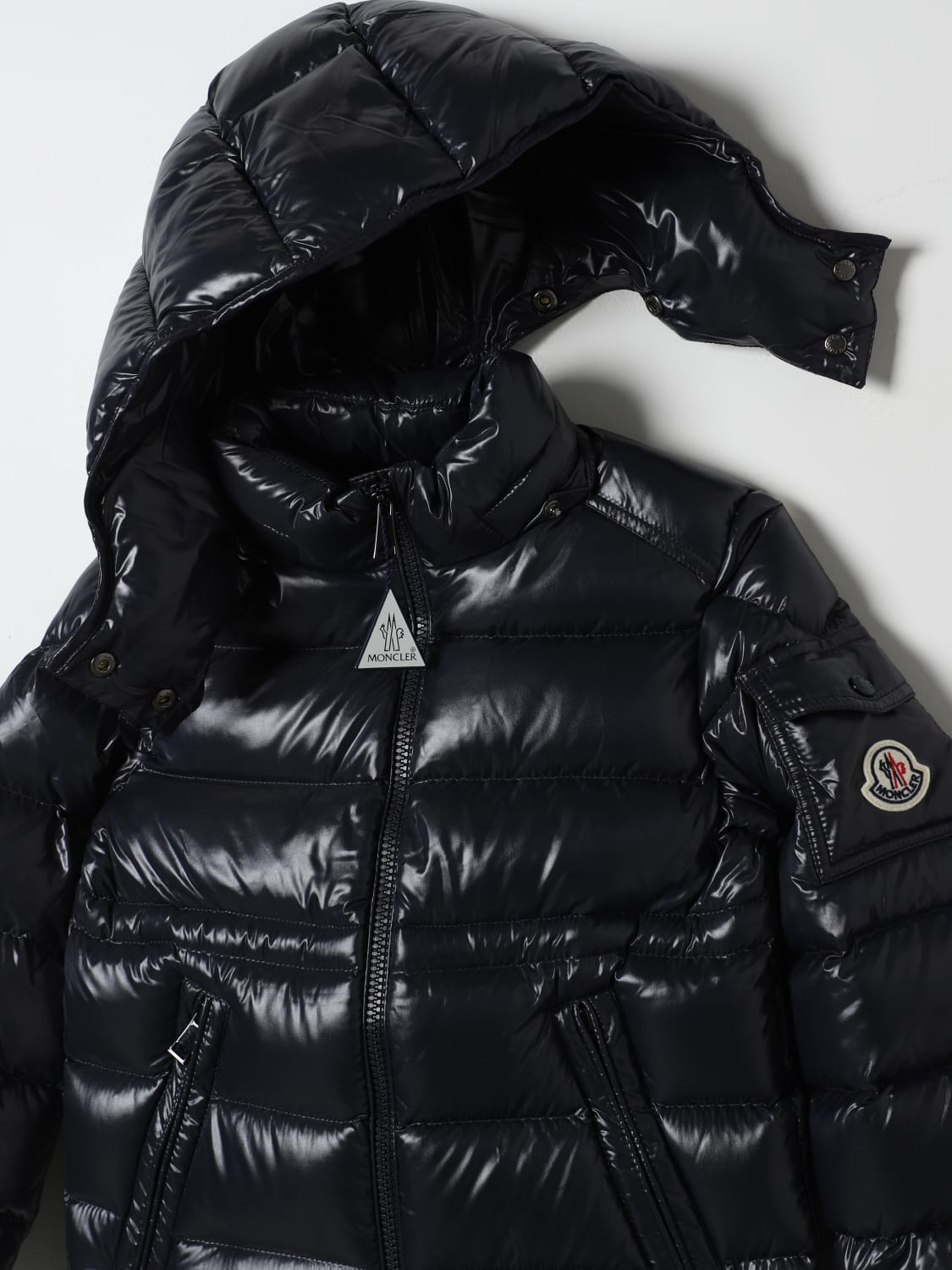 MONCLER: Jacket kids - Blue | Moncler jacket 1A0008368950