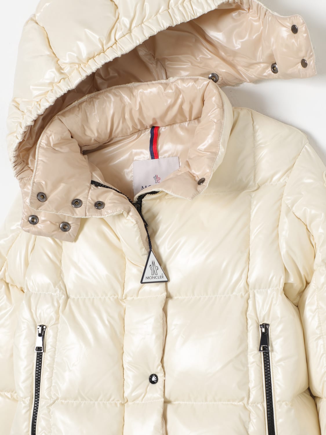 MONCLER ジャケット: ジャケット ボーイ Moncler, ホワイト - Img 3