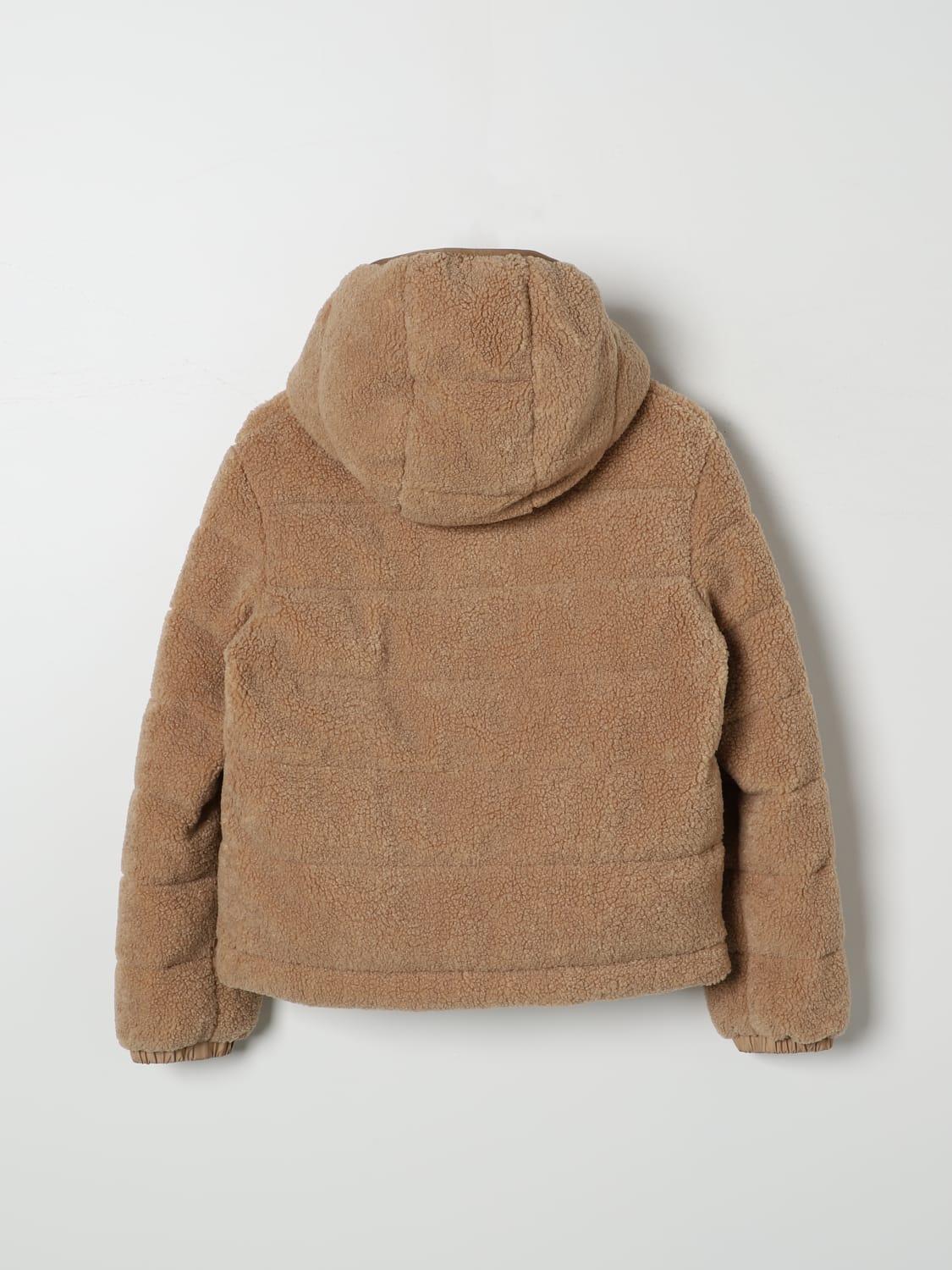 MONCLER JACKET: Jacket kids Moncler, Beige - Img 2