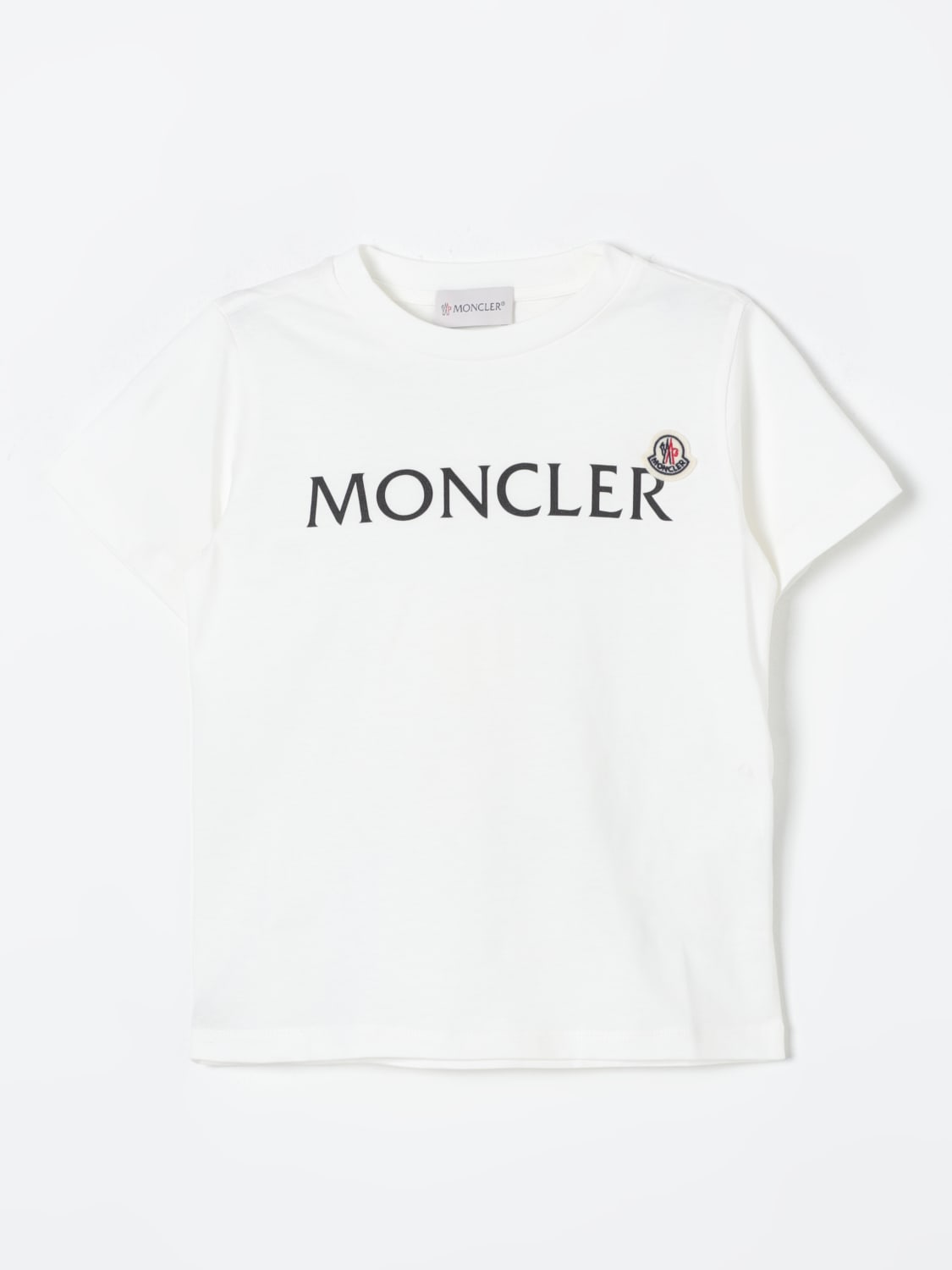 MONCLER 티셔츠: 티셔츠 남아 Moncler, 화이트 - Img 1