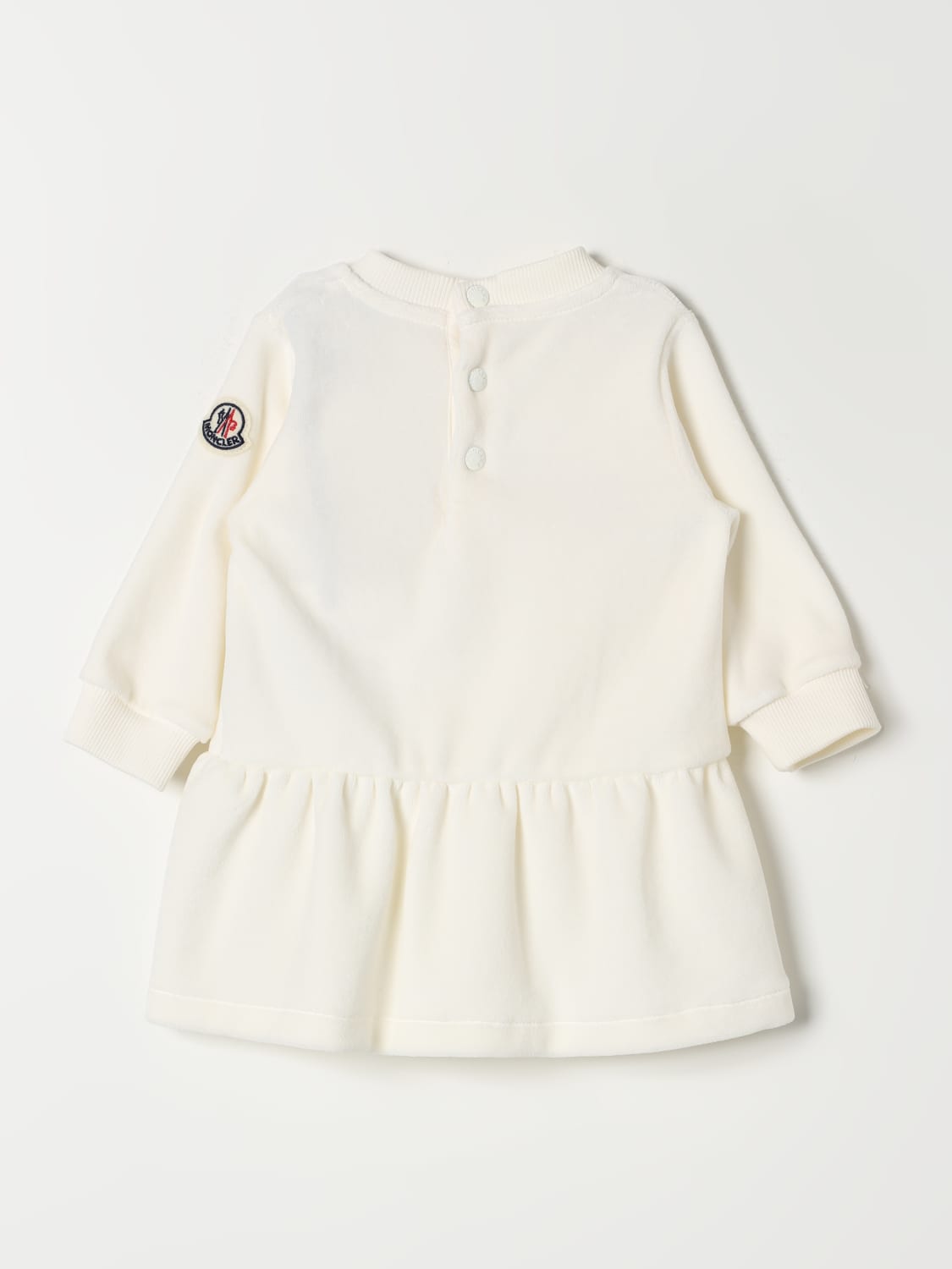 MONCLER ROMPER: Romper kids Moncler, Yellow Cream - Img 2