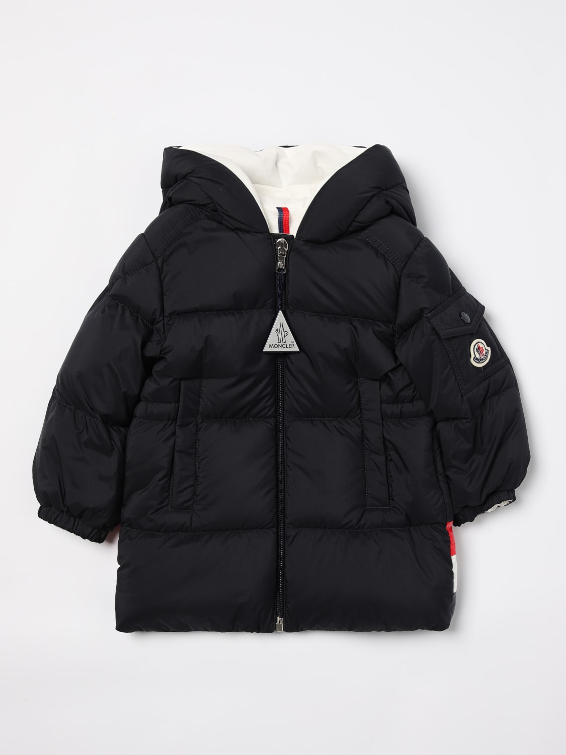 MONCLER JACKE: Jacke kinder Moncler, Blau - Img 1