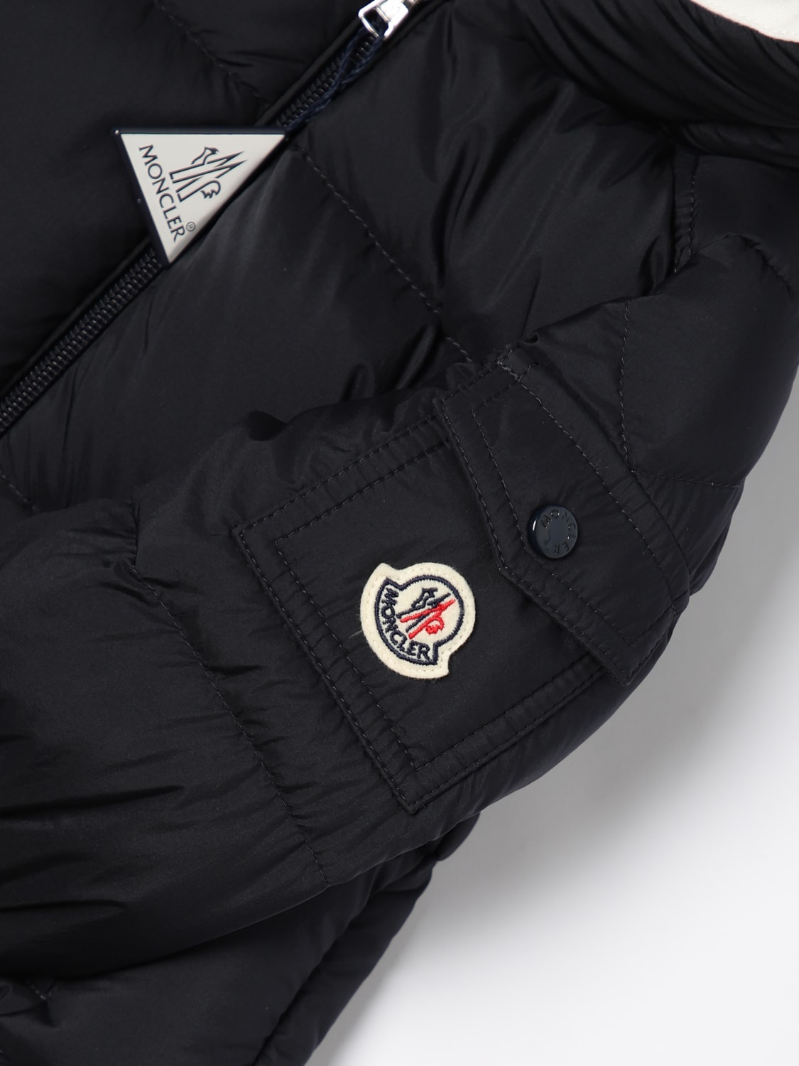 MONCLER VESTE: Veste enfant Moncler, Bleu - Img 3