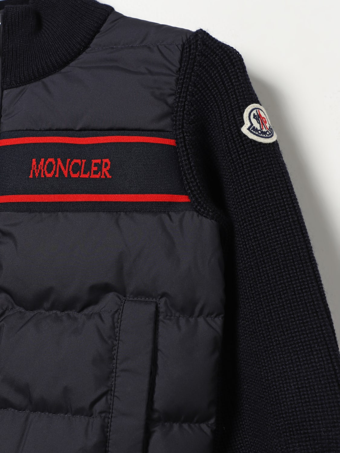 MONCLER VESTE: Veste enfant Moncler, Bleu - Img 3