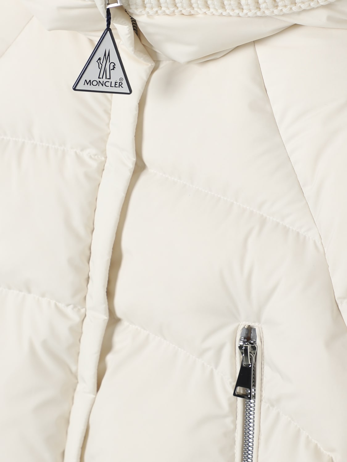 MONCLER JACKET: Jacket kids Moncler, Yellow Cream - Img 3