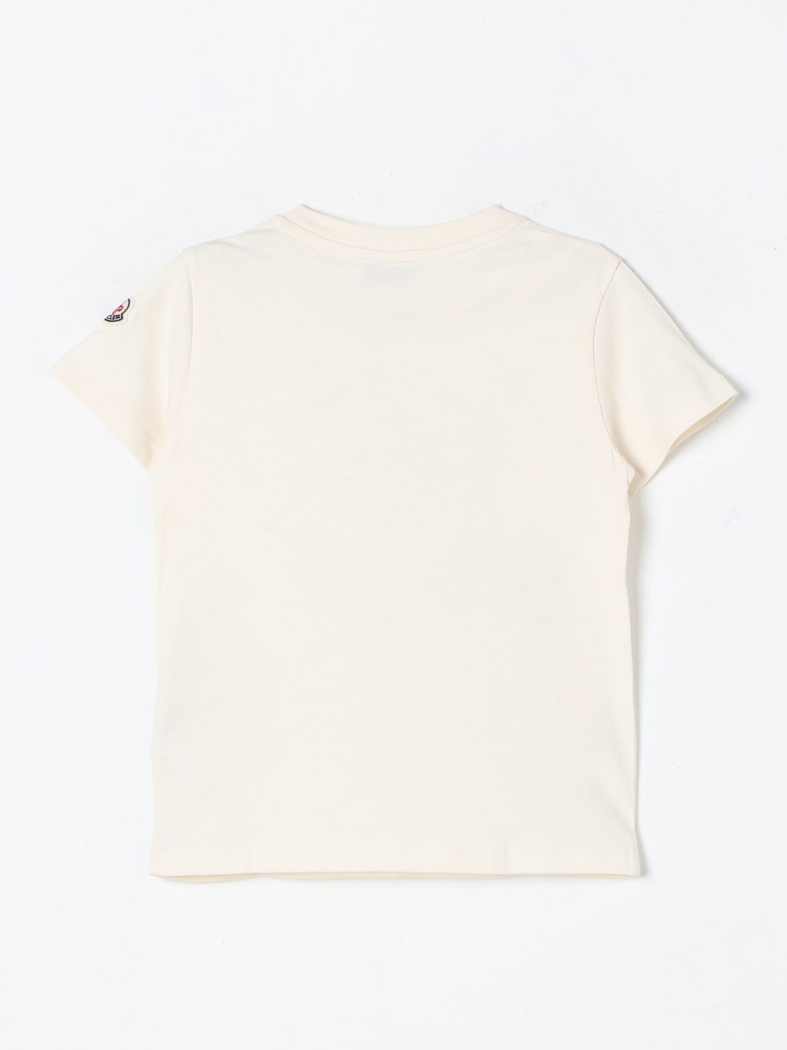 MONCLER T-SHIRT: T-shirt kids Moncler, Yellow Cream - Img 2