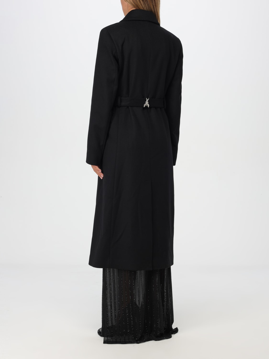 PATRIZIA PEPE COAT: Coat woman Patrizia Pepe, Black - Img 2