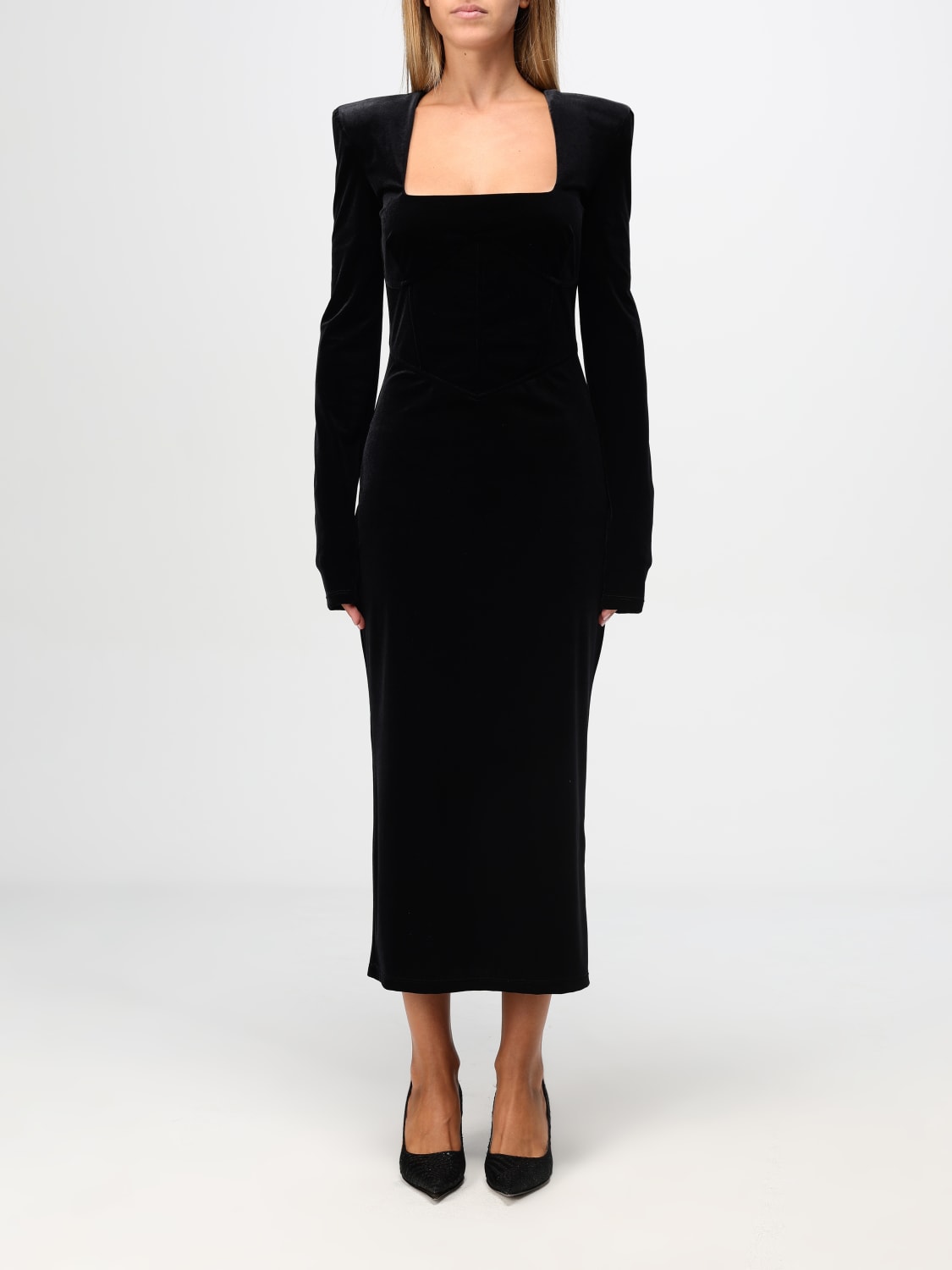 PATRIZIA PEPE DRESS: Dress woman Patrizia Pepe, Black - Img 1