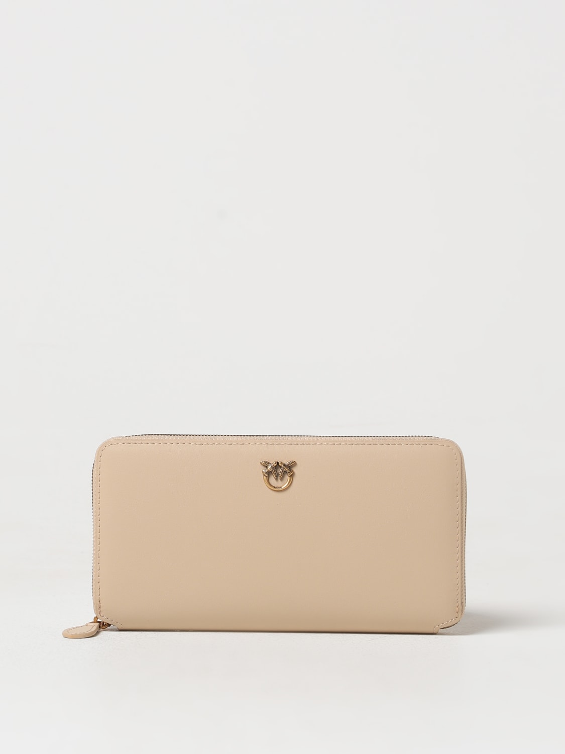 PINKO WALLET: Wallet woman Pinko, Beige - Img 1