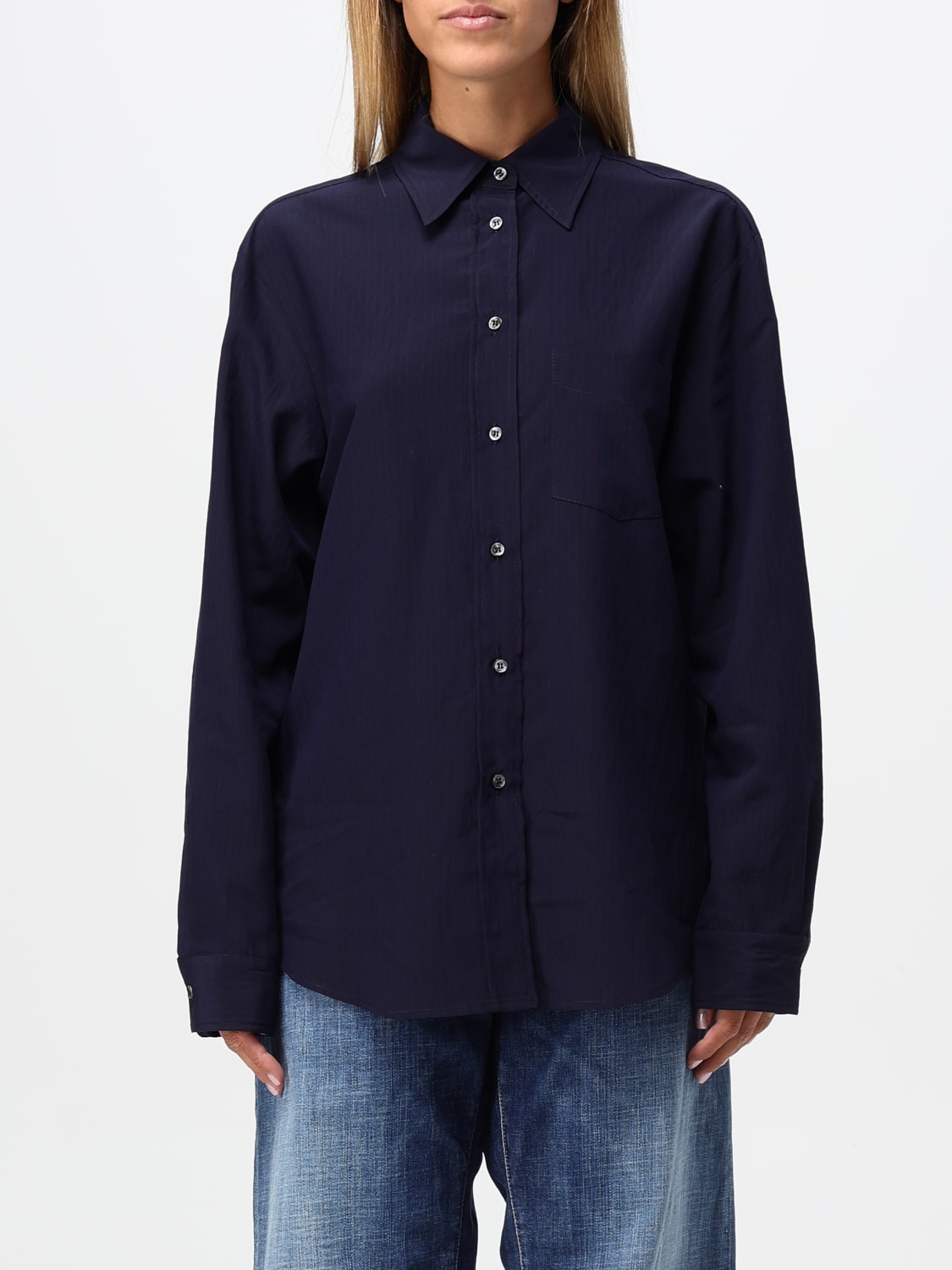 PINKO SHIRT: Shirt woman Pinko, Blue - Img 1