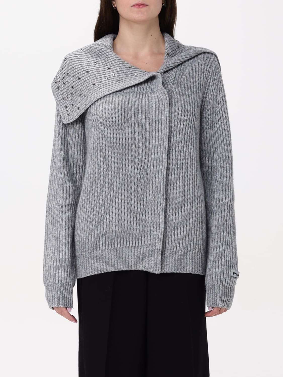 PINKO SWEATER: Sweater woman Pinko, Silver - Img 1